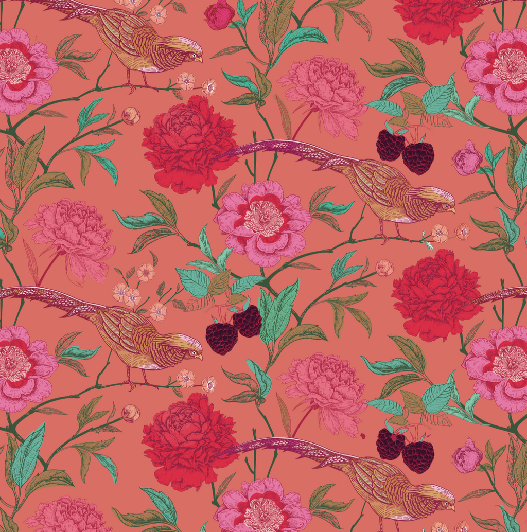 BIRD PARADISE MINI NECK TIE