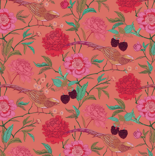 BIRD PARADISE MINI NECK TIE