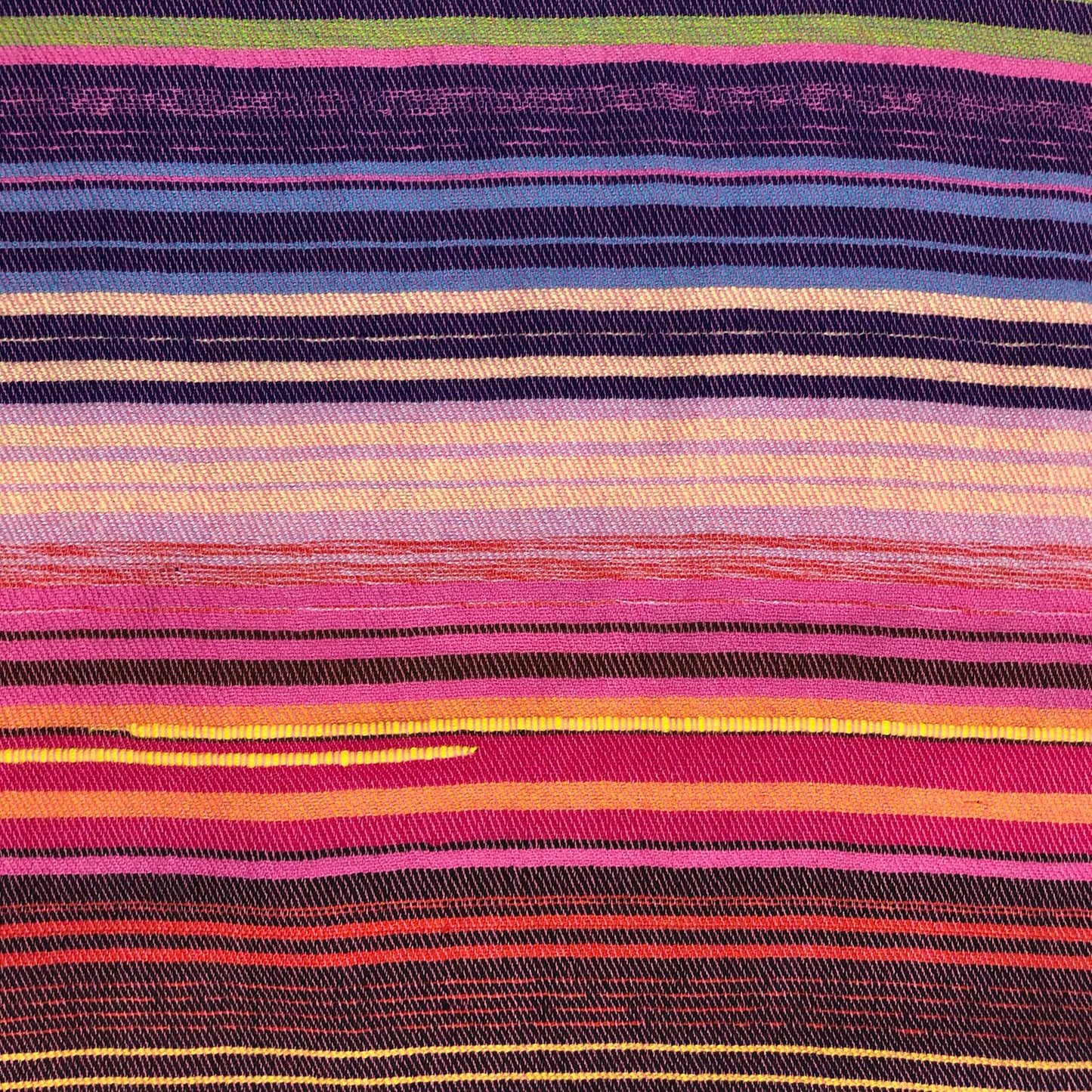 COLORFUL STRIPES CASHMERE SCARF