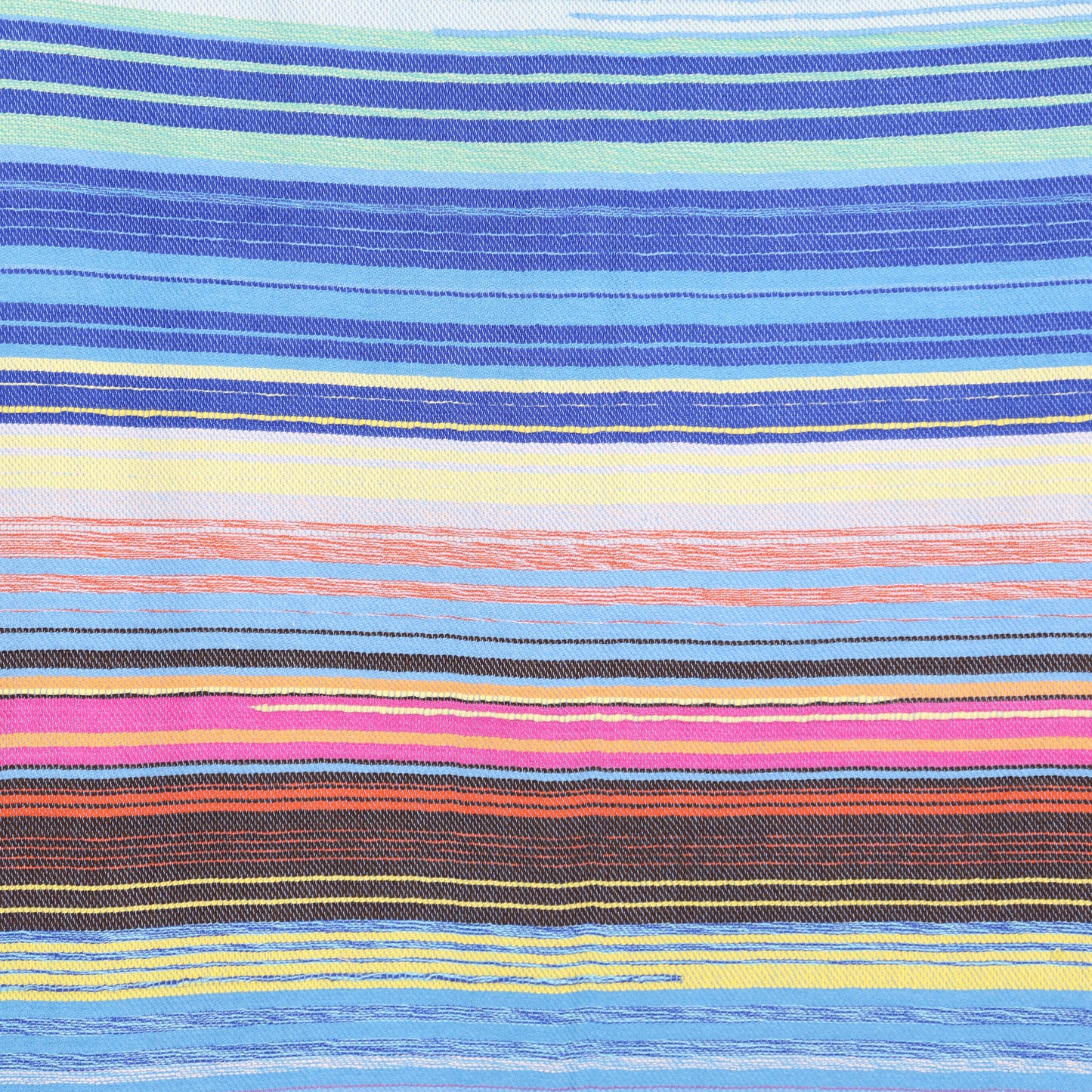 COLORFUL STRIPES CASHMERE SCARF