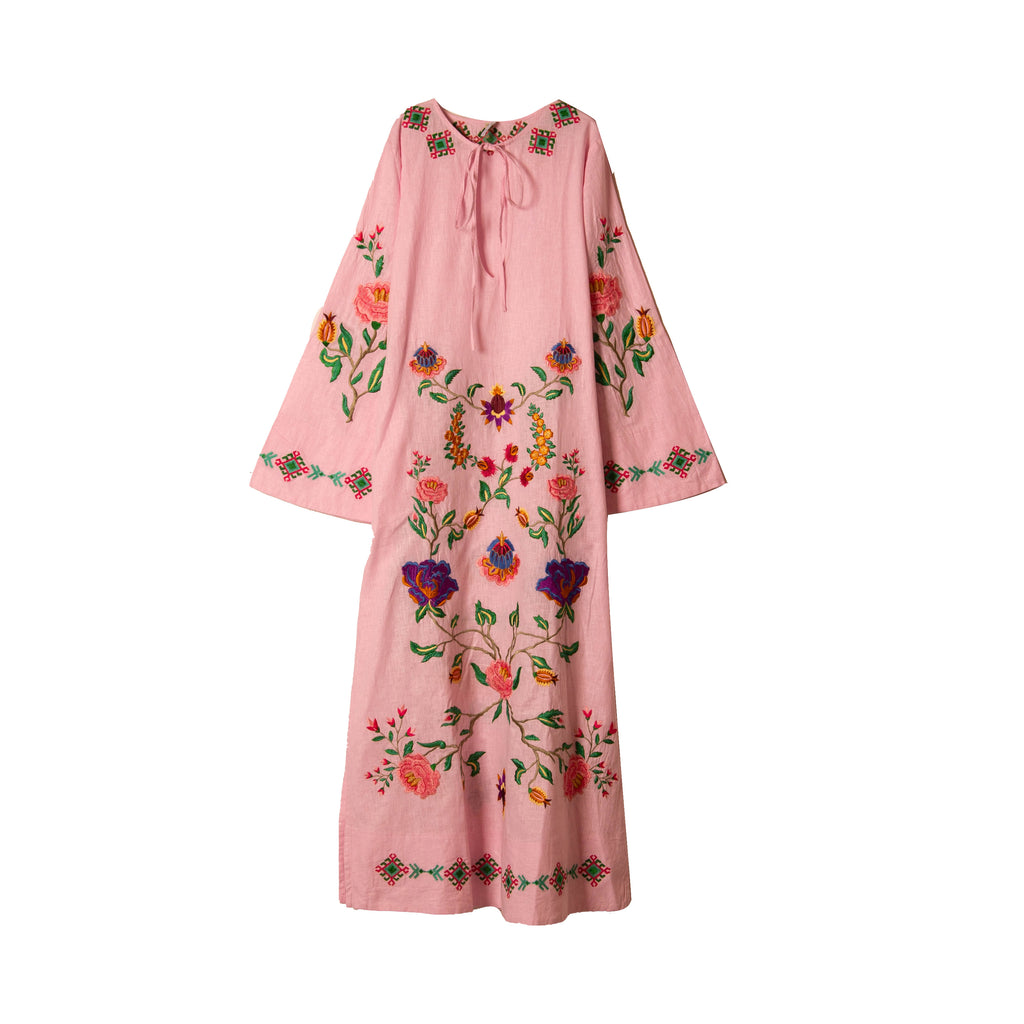 ETHNO FLORAL LINEN TUNIC