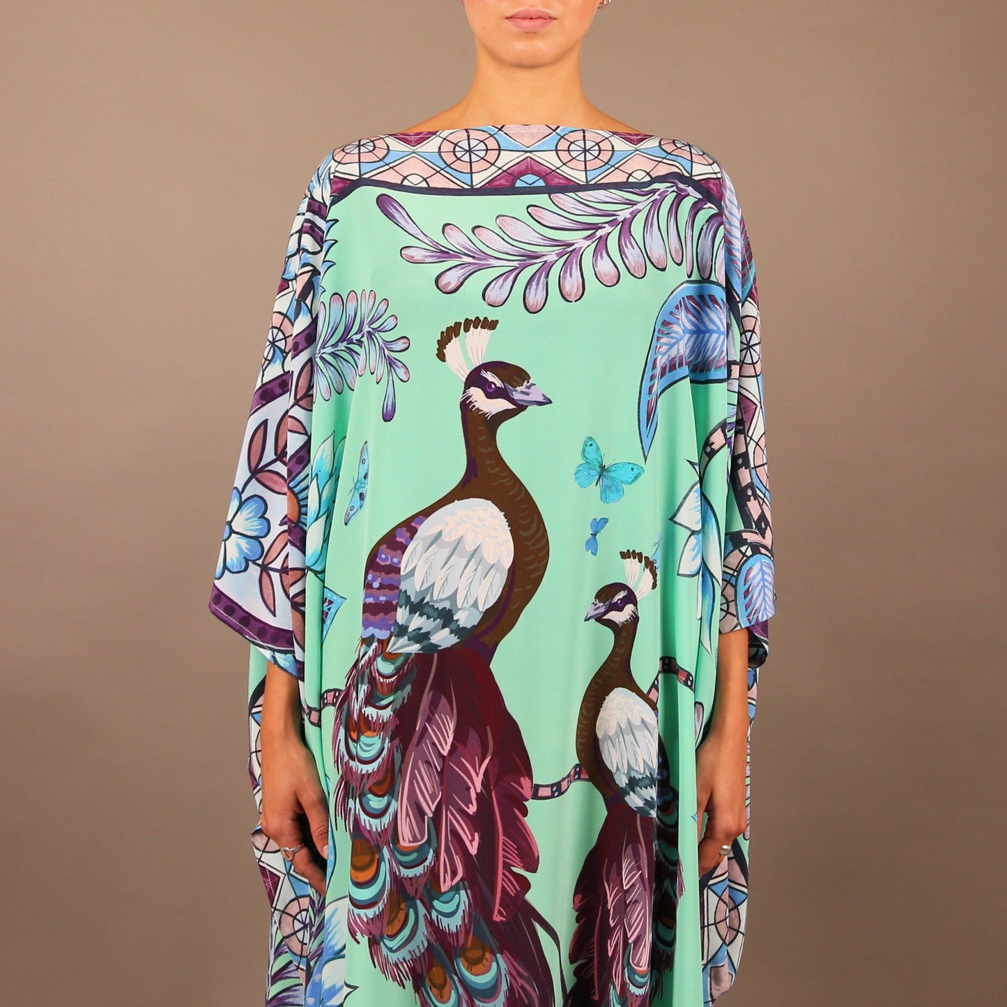 AZURE SILK TUNIC