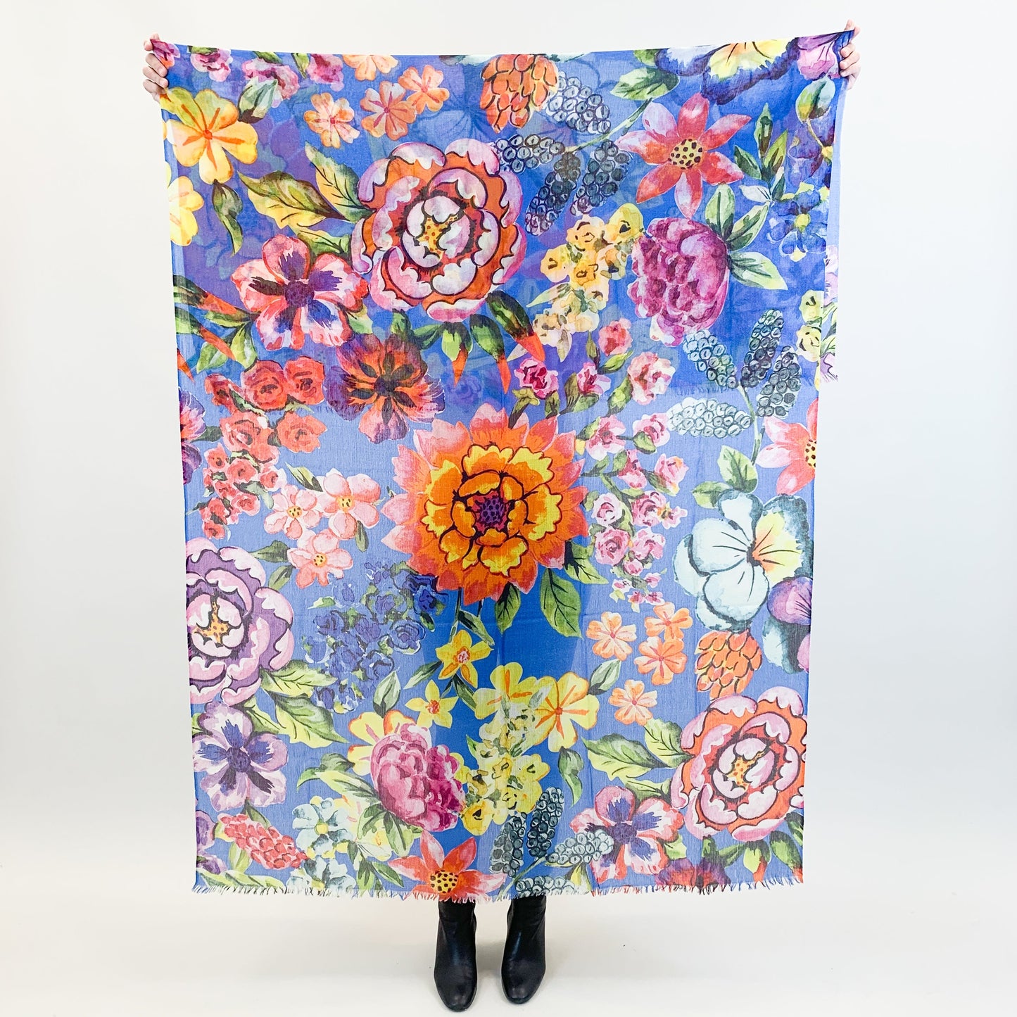 BLOOM CASHMERE SCARF