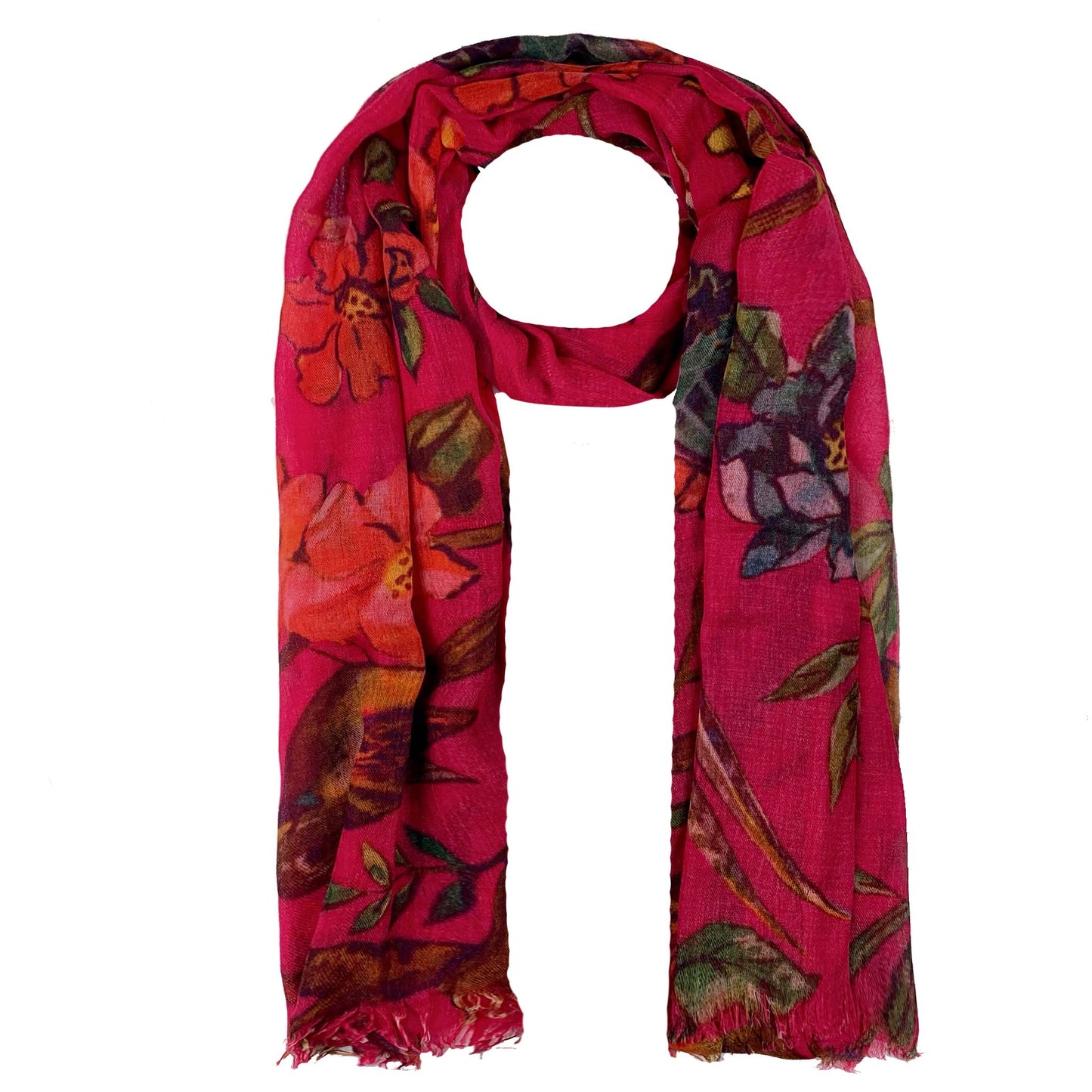 BLOSSOM CASHMERE SCARF