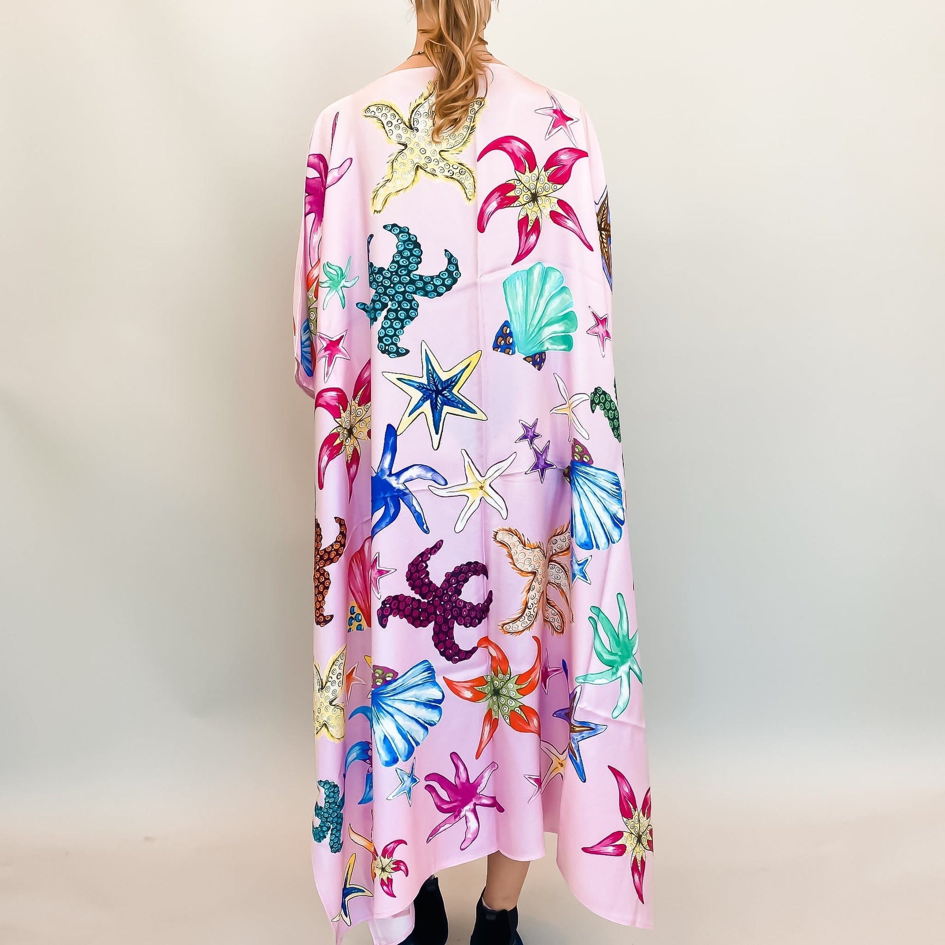 CORAL SILK TUNIC