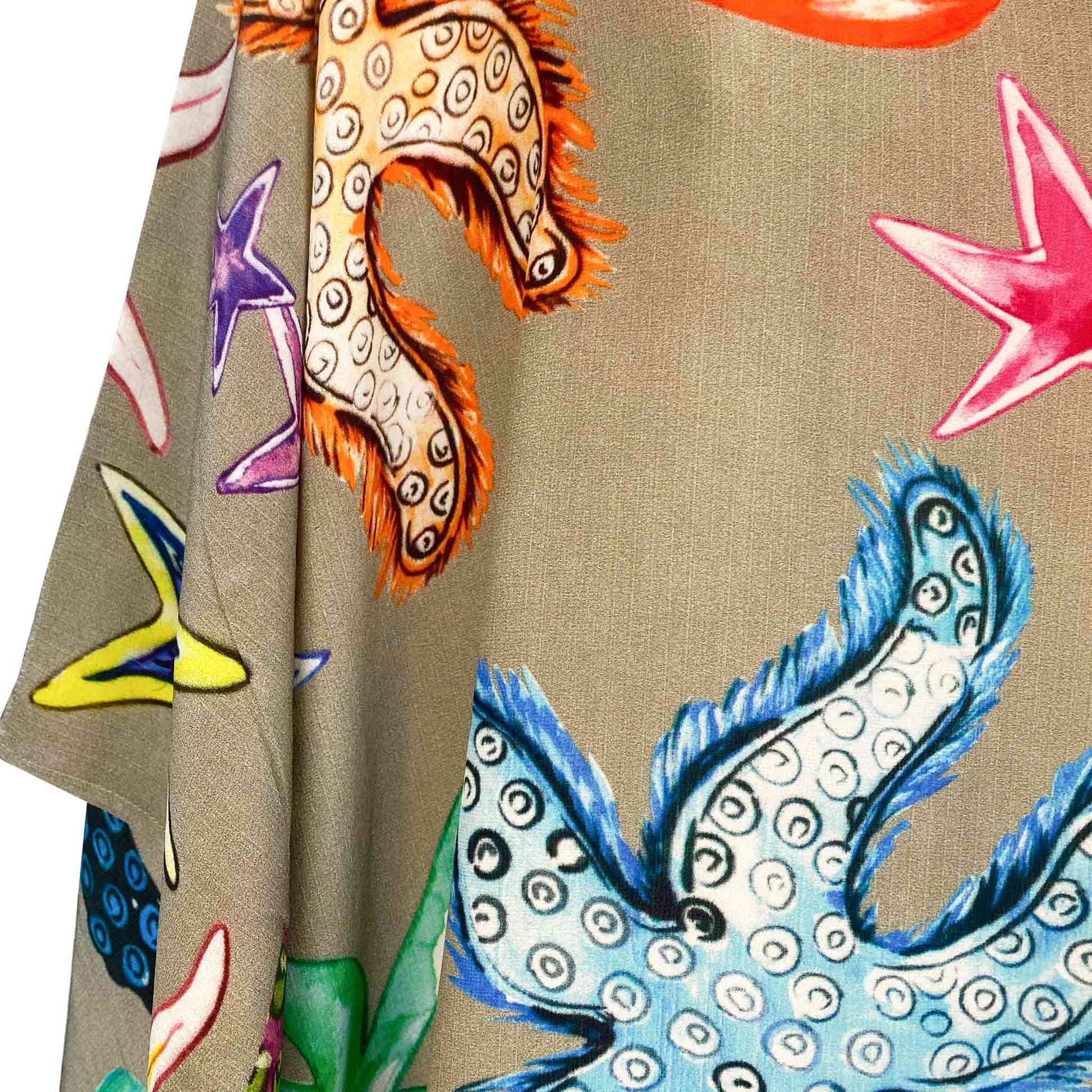 CORAL SILK TUNIC