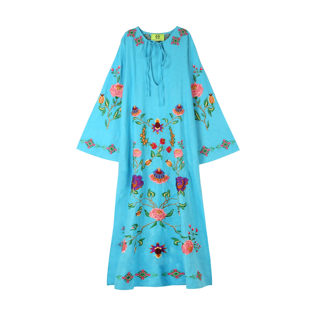 ETHNO FLORAL LINEN TUNIC