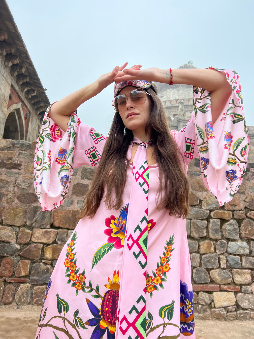 ETHNO FLORAL PRINCESS DRESS