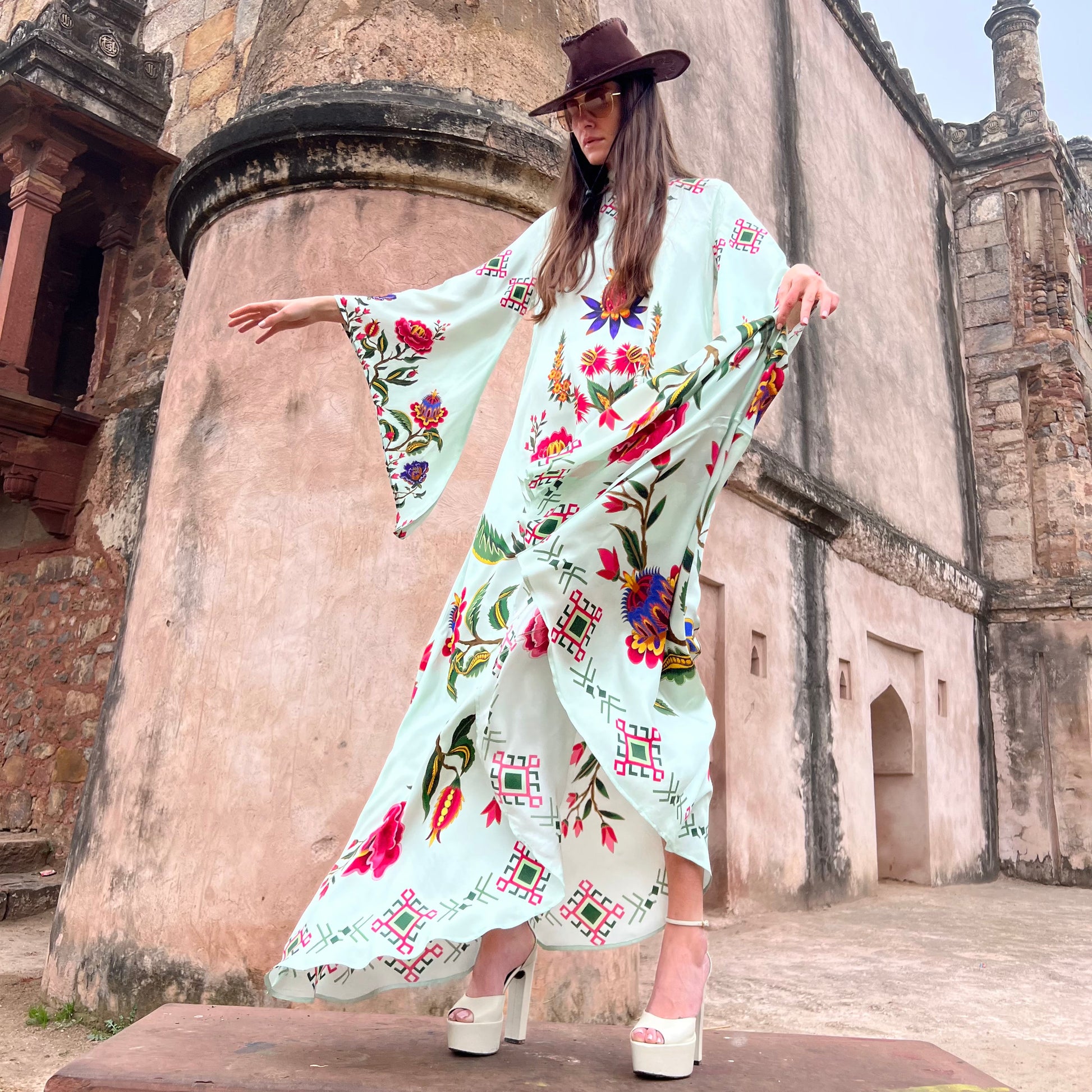 ETHNO FLORAL PRINCESS DRESS
