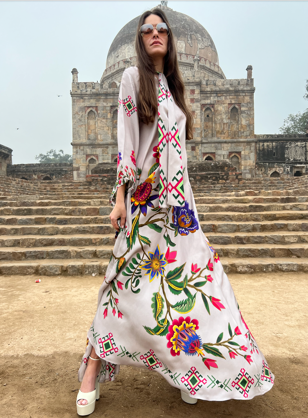 ETHNO FLORAL PRINCESS DRESS