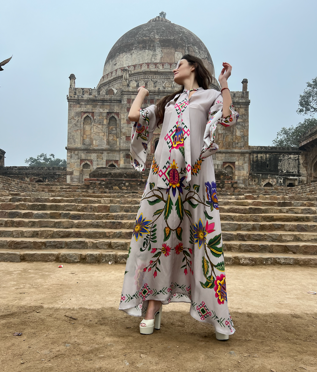 ETHNO FLORAL PRINCESS DRESS