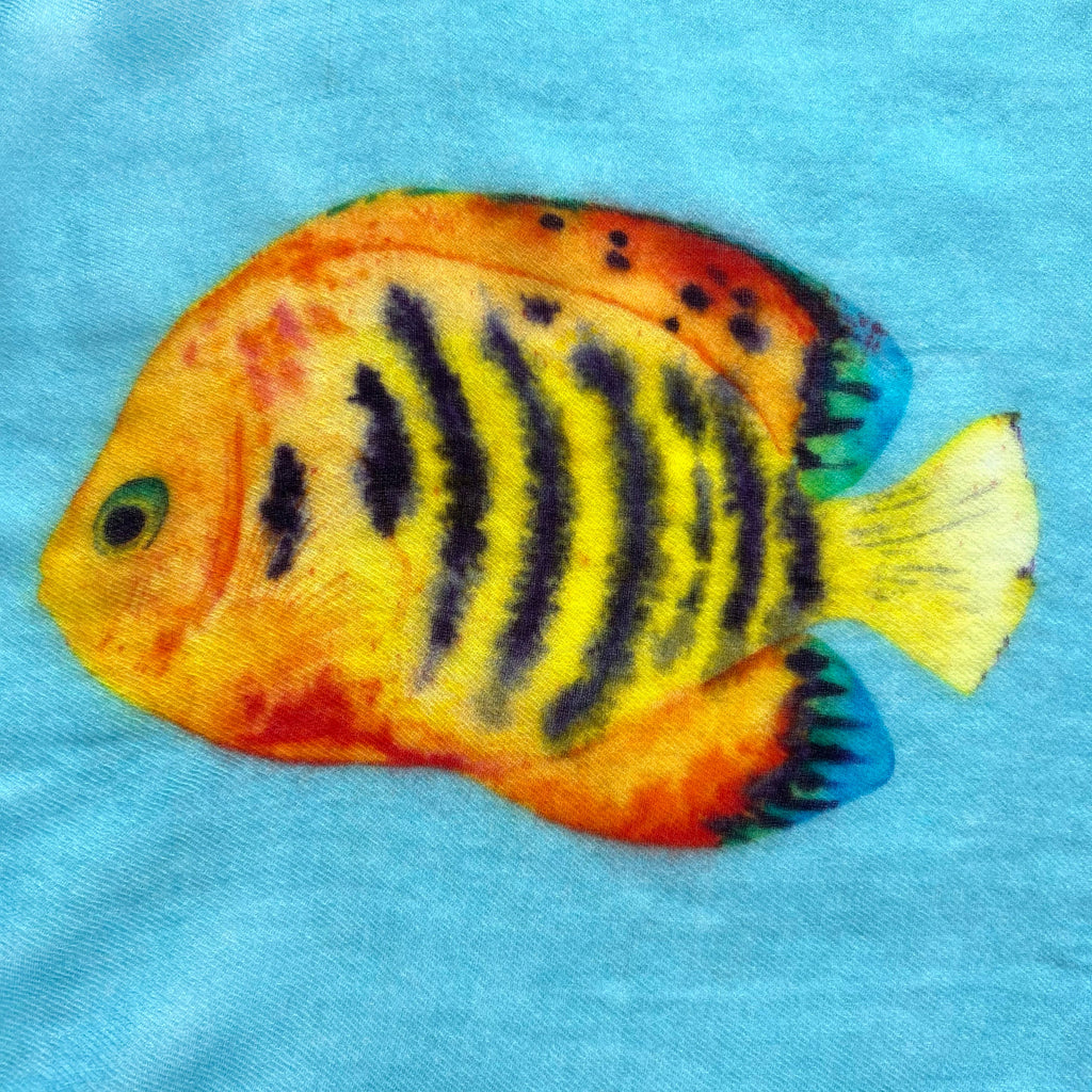 FISHTALE CASHMERE SCARF