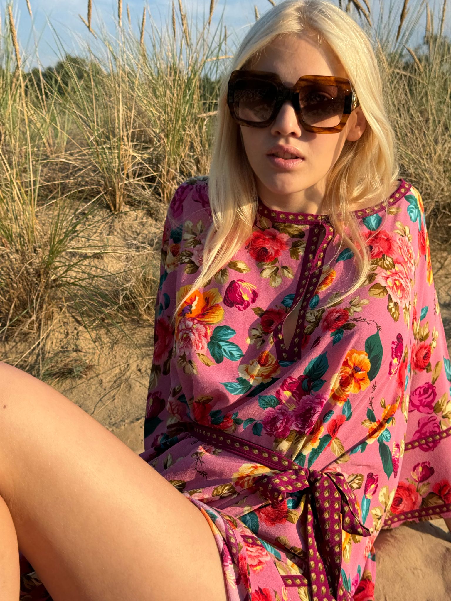 FLORIA CABA SILK TUNIC