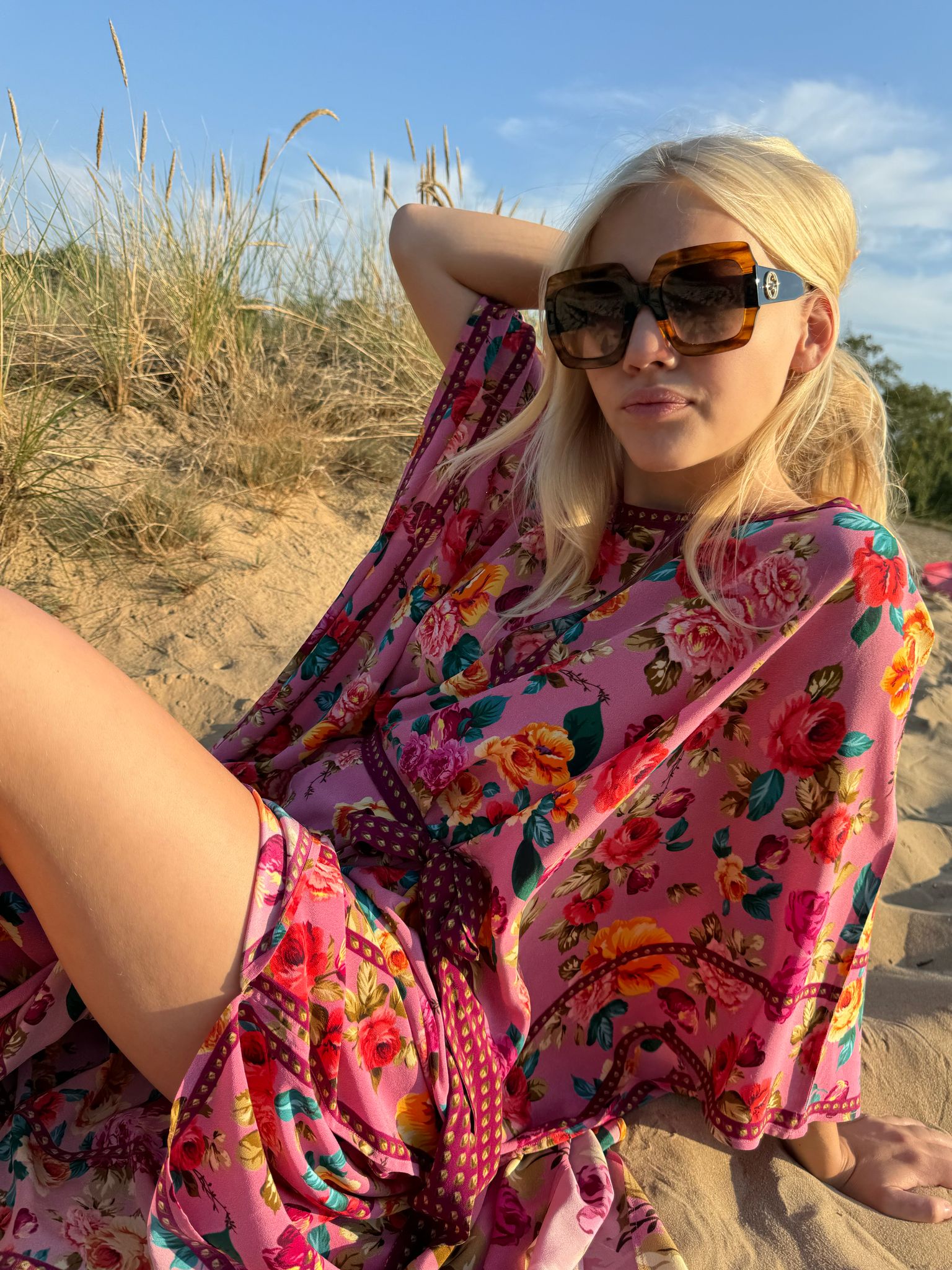 FLORIA CABA SILK TUNIC