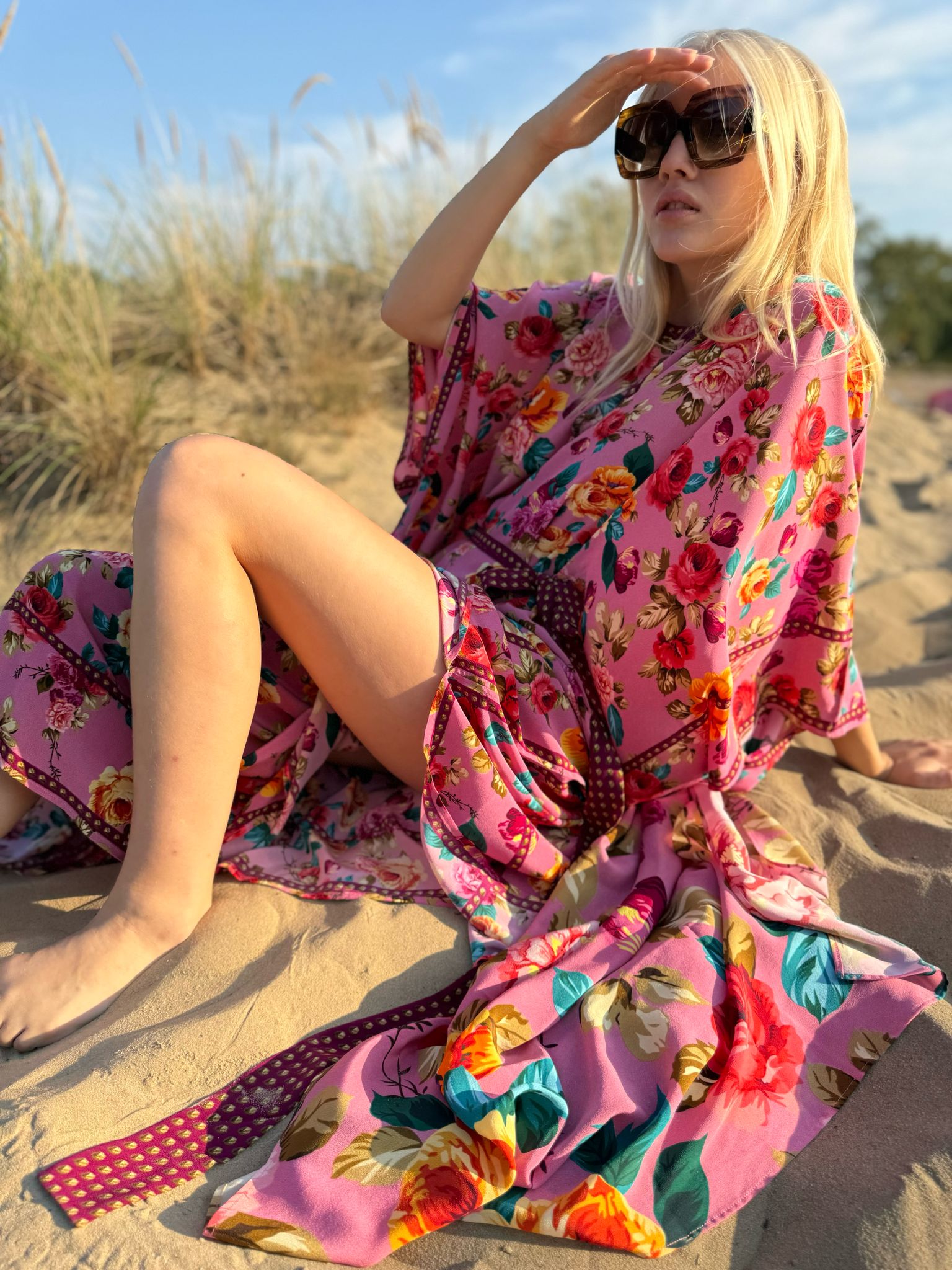 FLORIA CABA SILK TUNIC