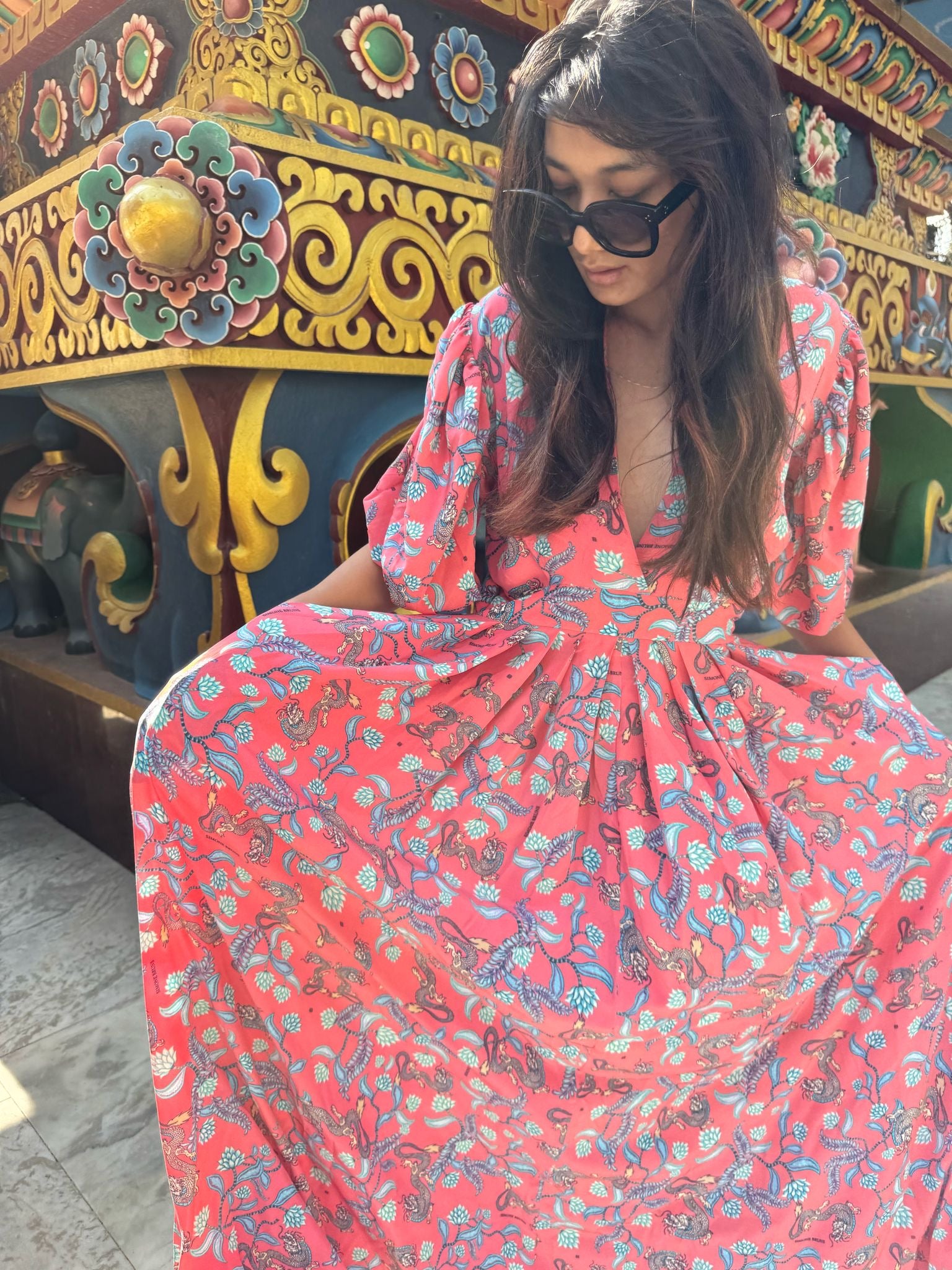 DRAGONALLY LONG DRESS