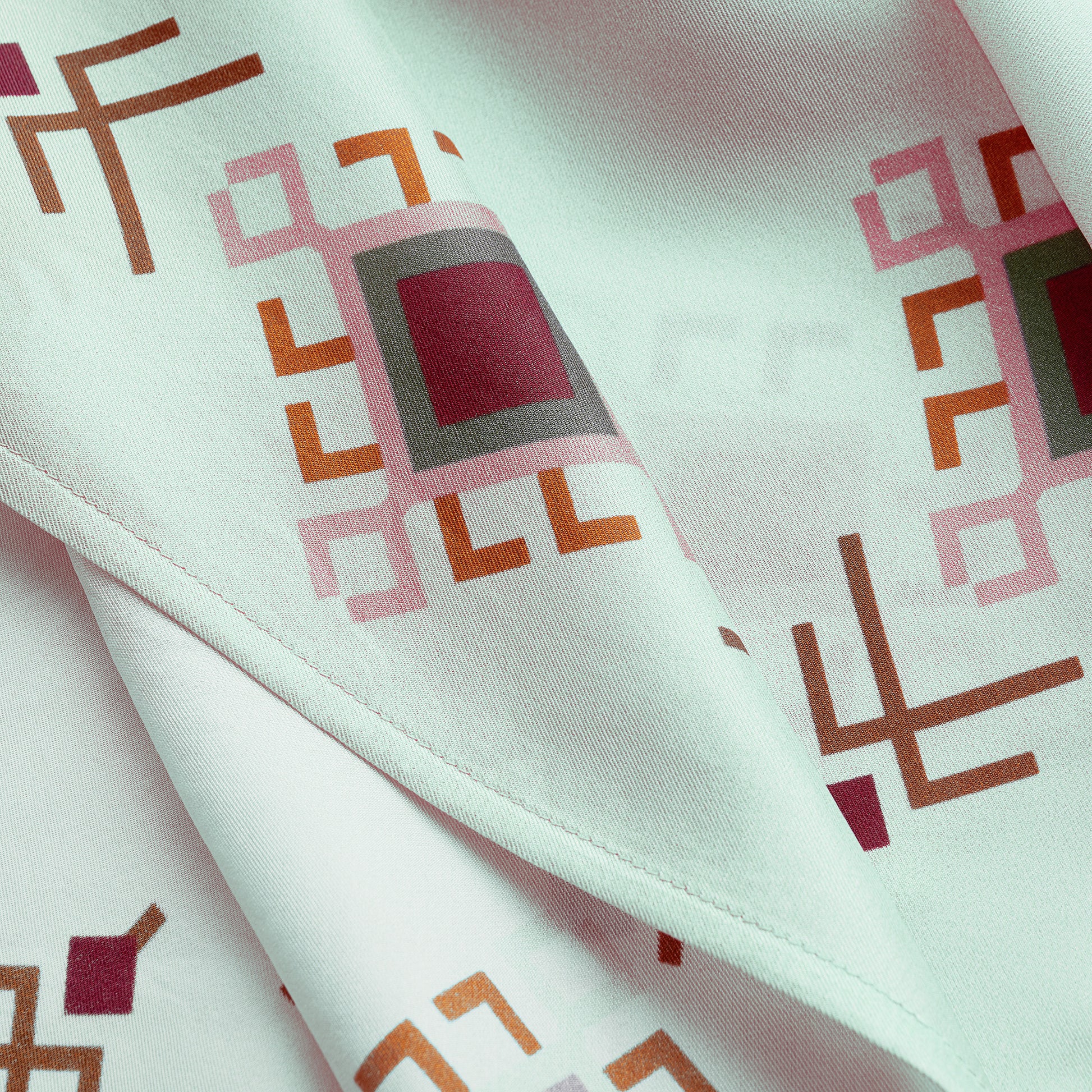 ETHNO FLORAL SILK TUNIC