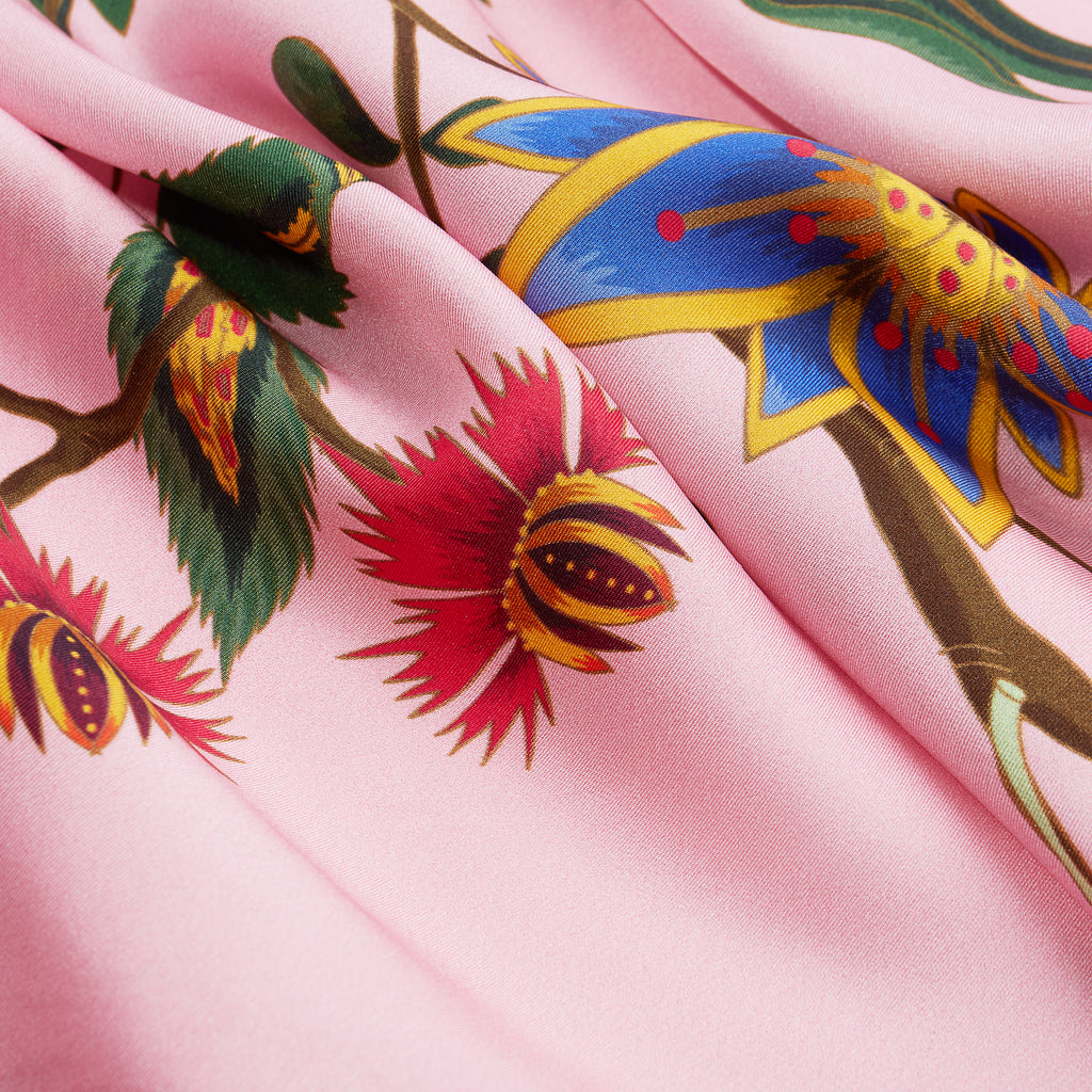 ETHNO FLORAL SILK TUNIC