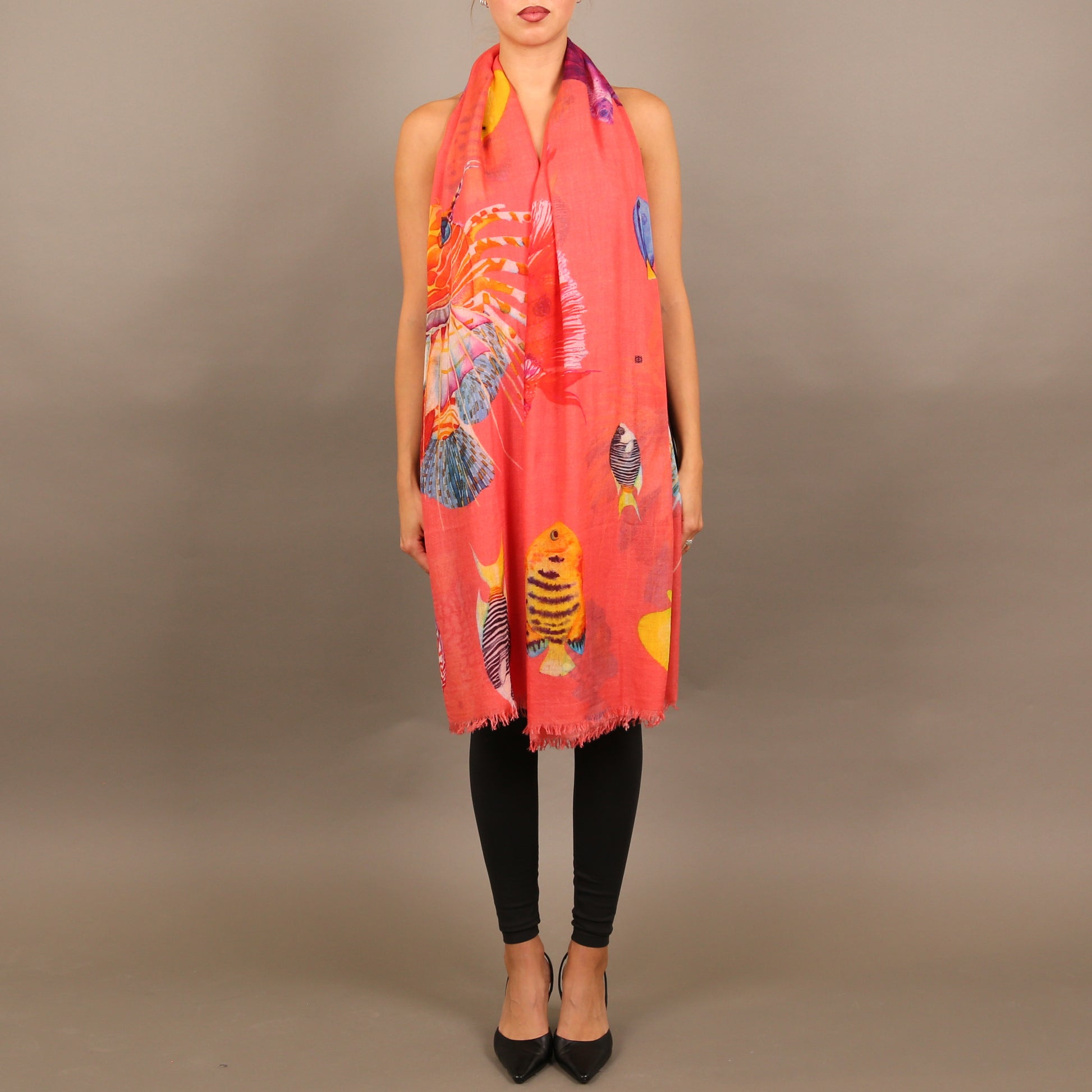 FISHTALE CASHMERE SCARF