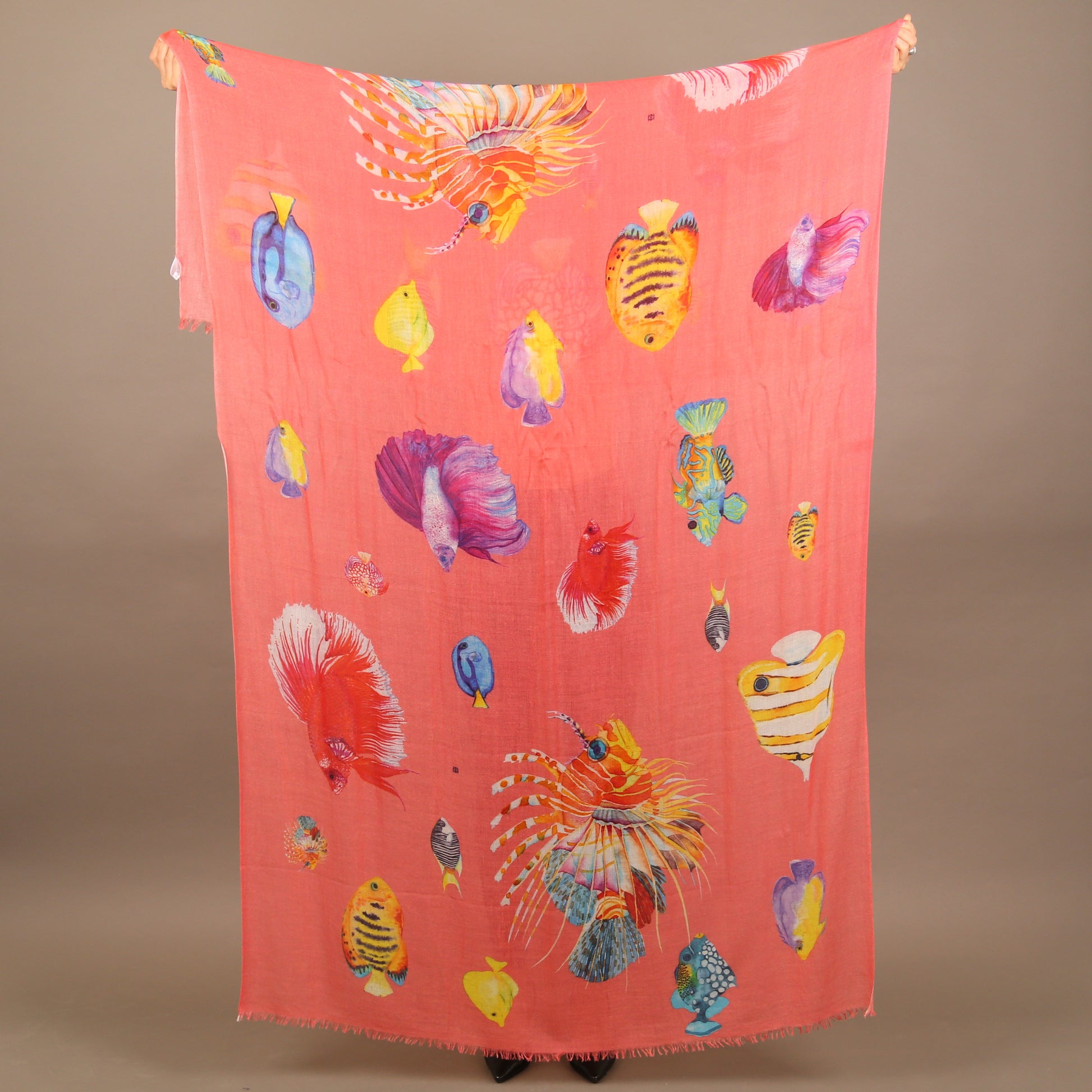 FISHTALE CASHMERE SCARF