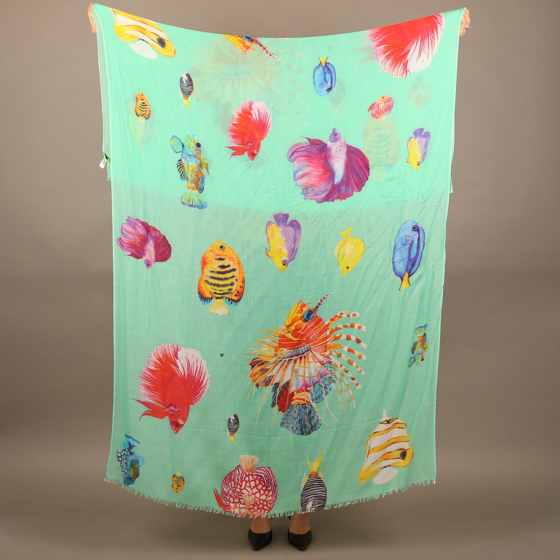 FISHTALE CASHMERE SCARF