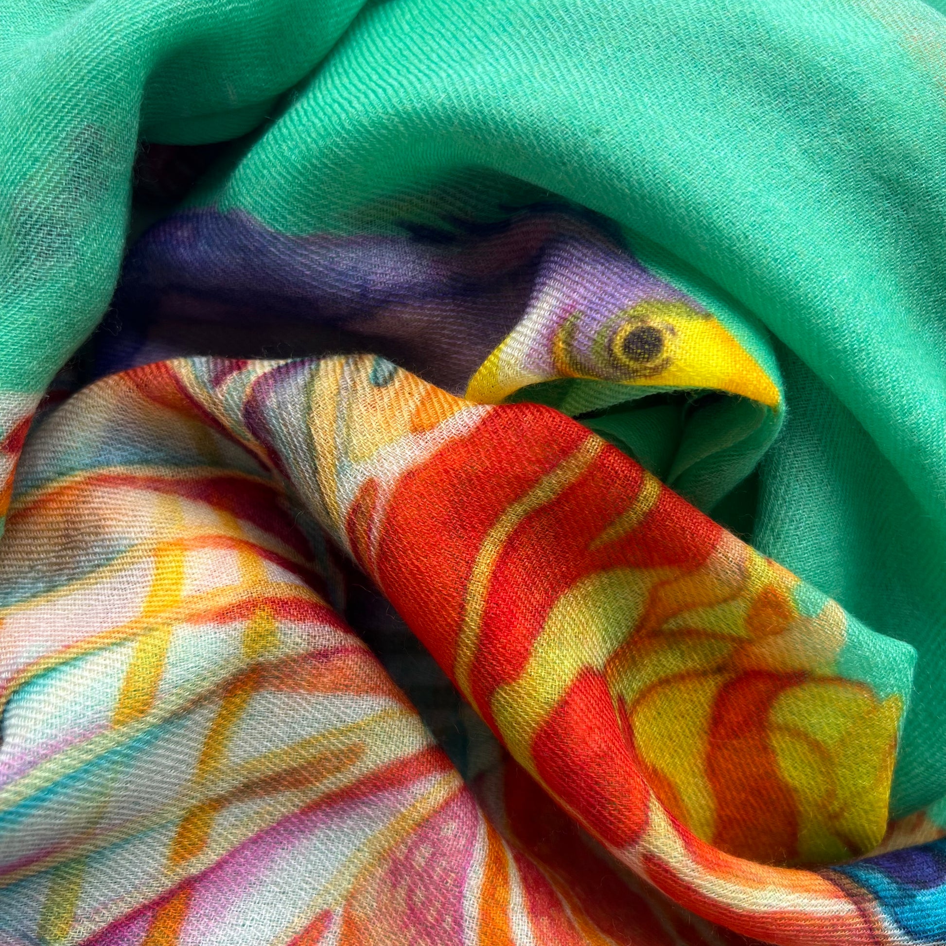 FISHTALE CASHMERE SCARF