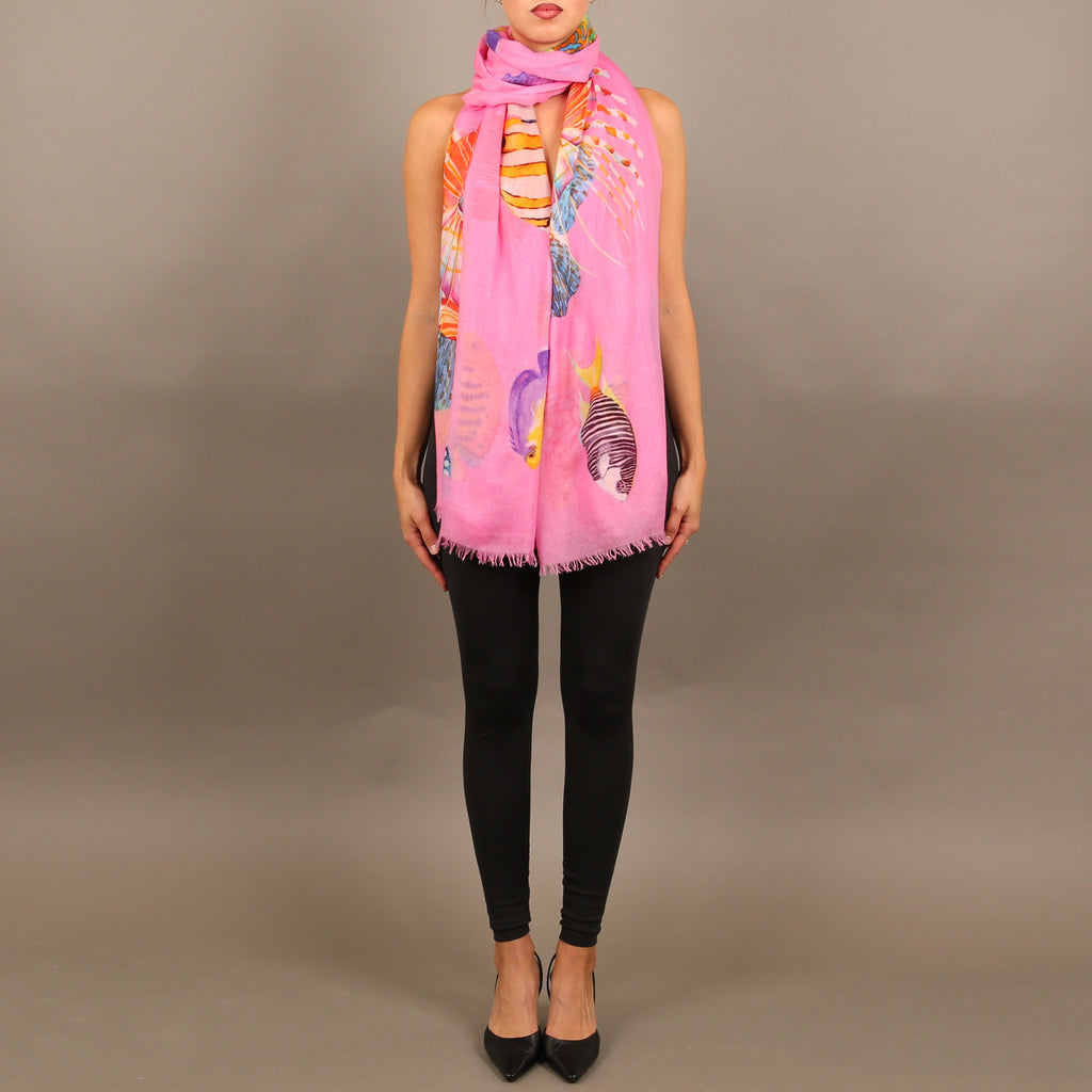 FISHTALE CASHMERE SCARF