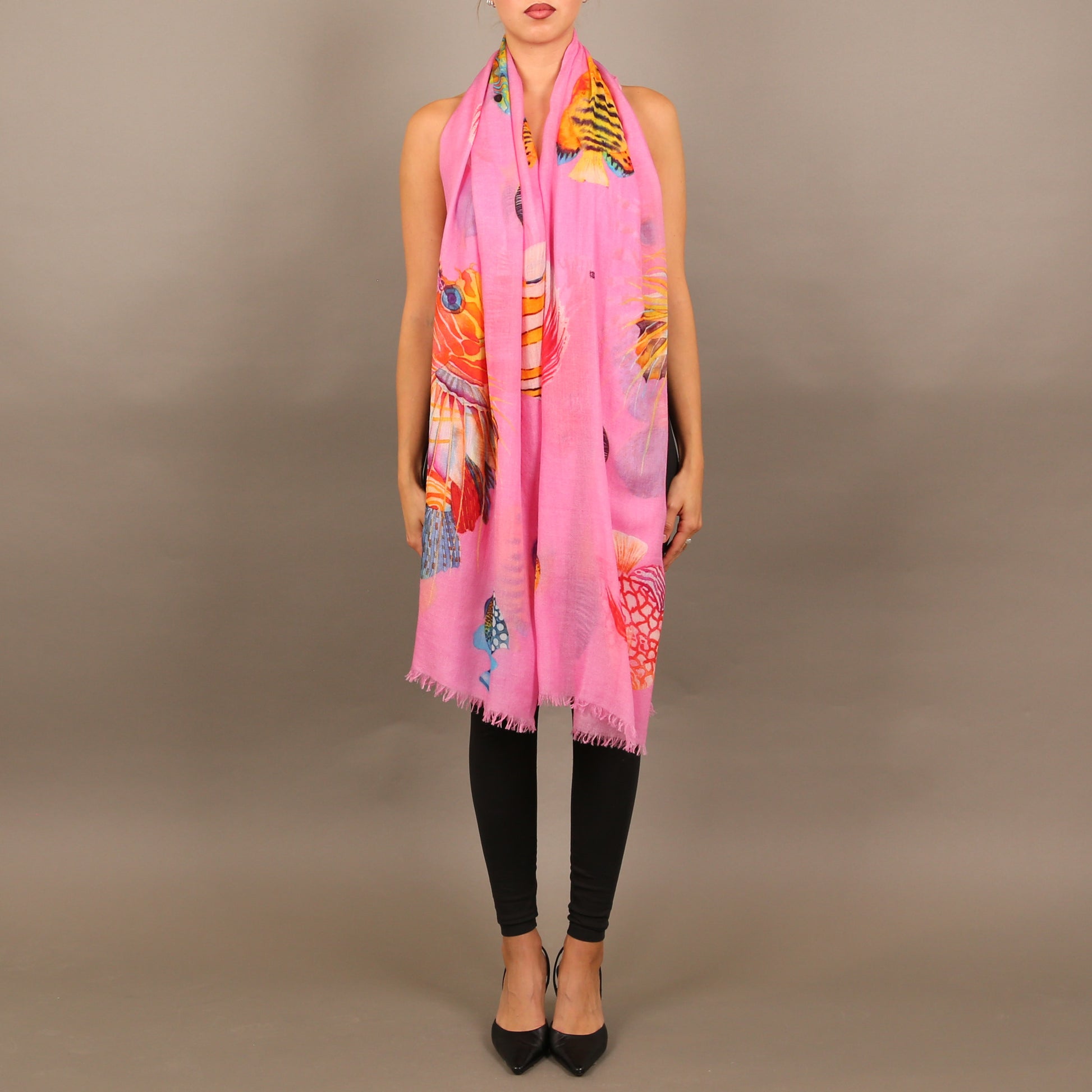 FISHTALE CASHMERE SCARF