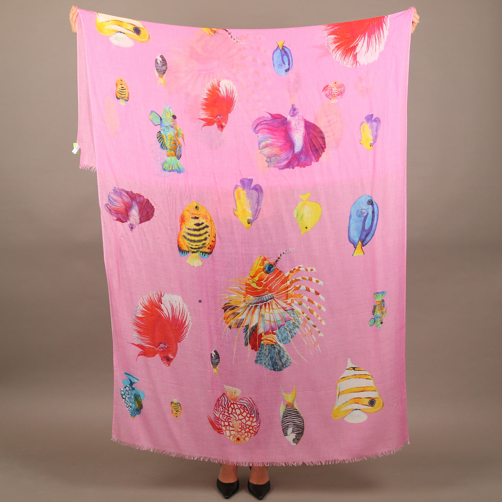 FISHTALE CASHMERE SCARF