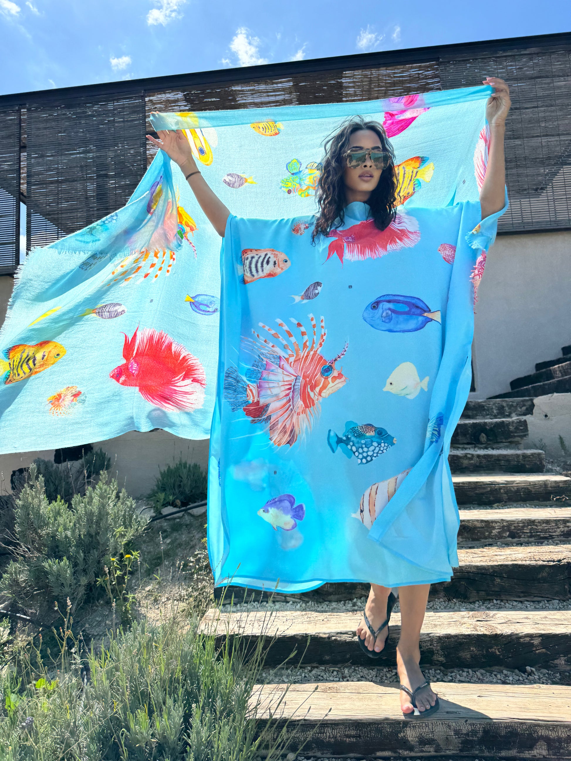 FISHTALE SILK TUNIC