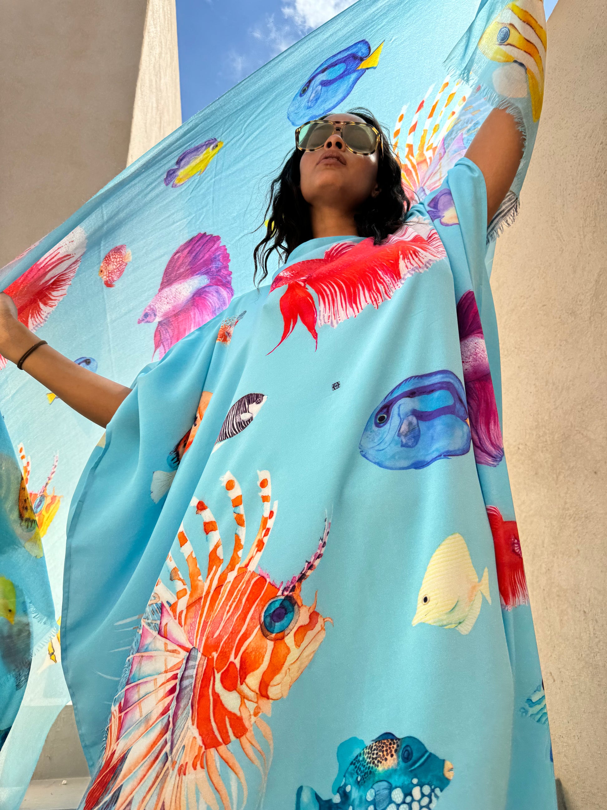 FISHTALE SILK TUNIC