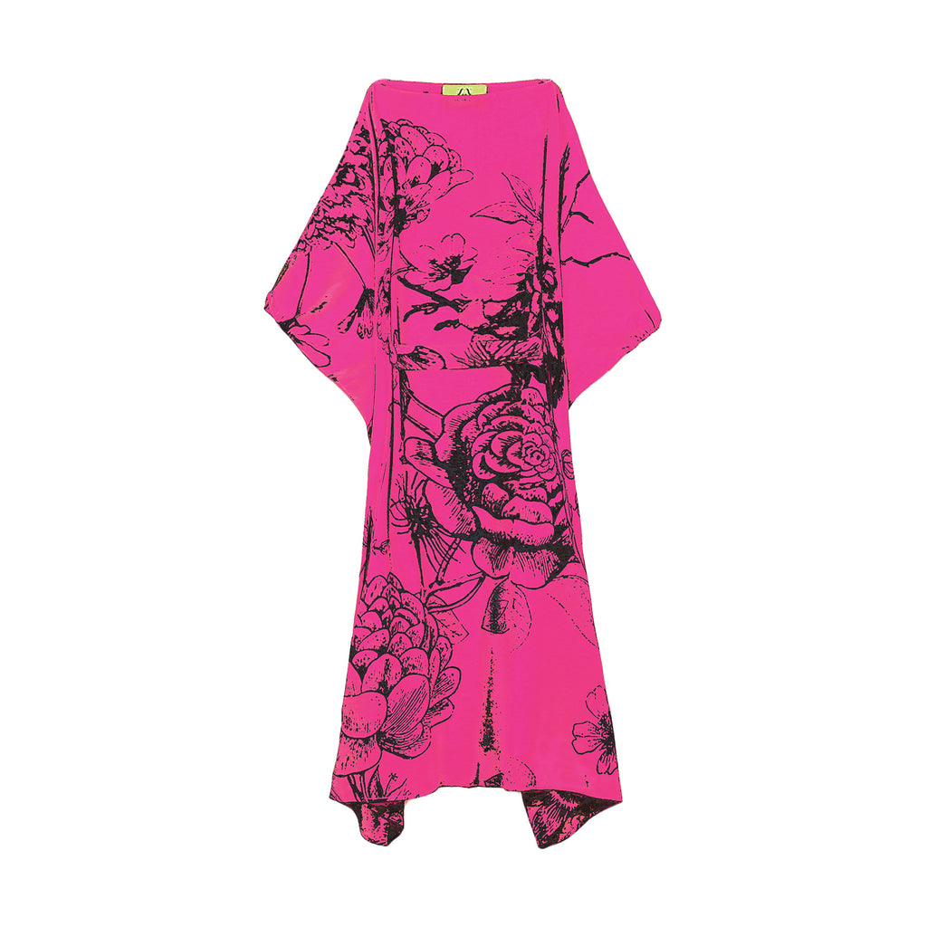 FLOWER EXPLOSION EVENING DRESS