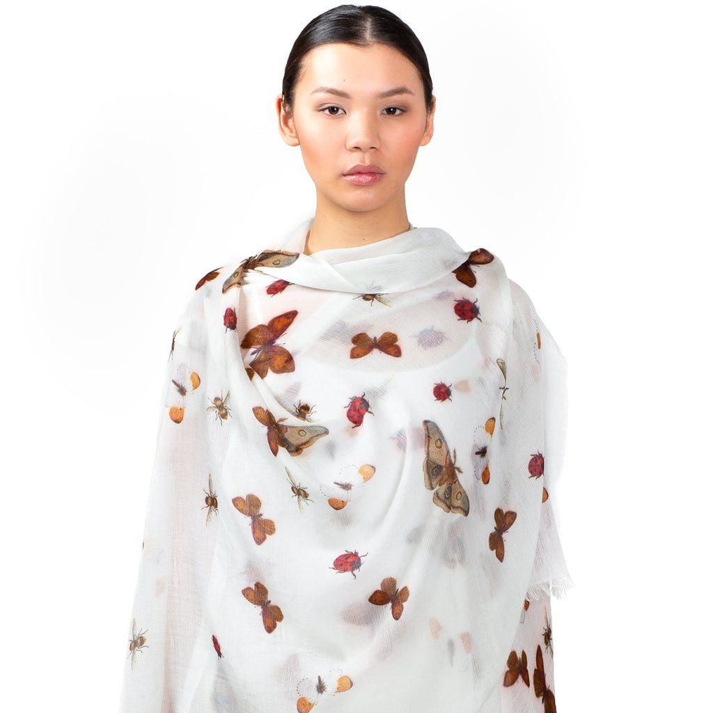 LADYBIRD CASHMERE SCARF