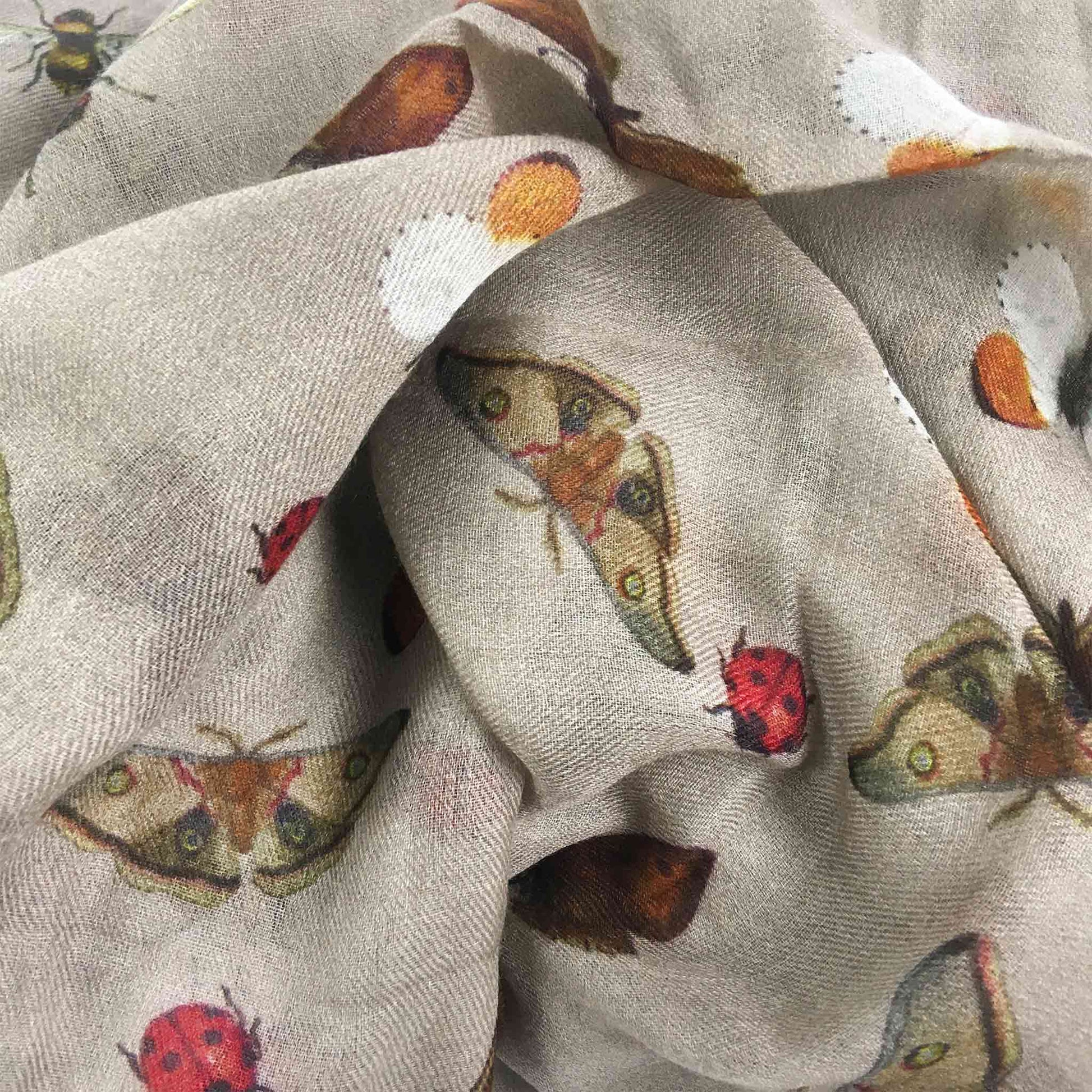 LADYBIRD CASHMERE SCARF