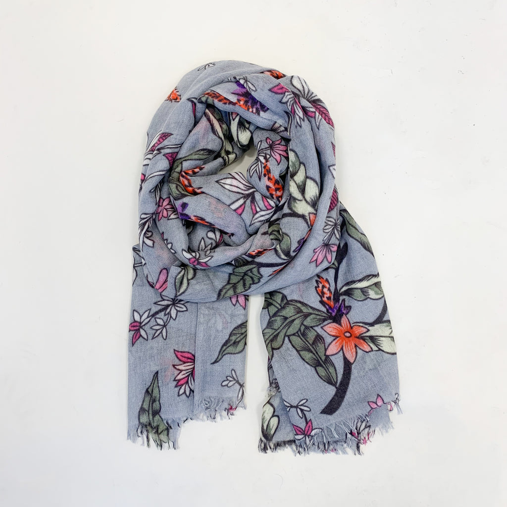 MORNING GLORY CASHMERE SCARF