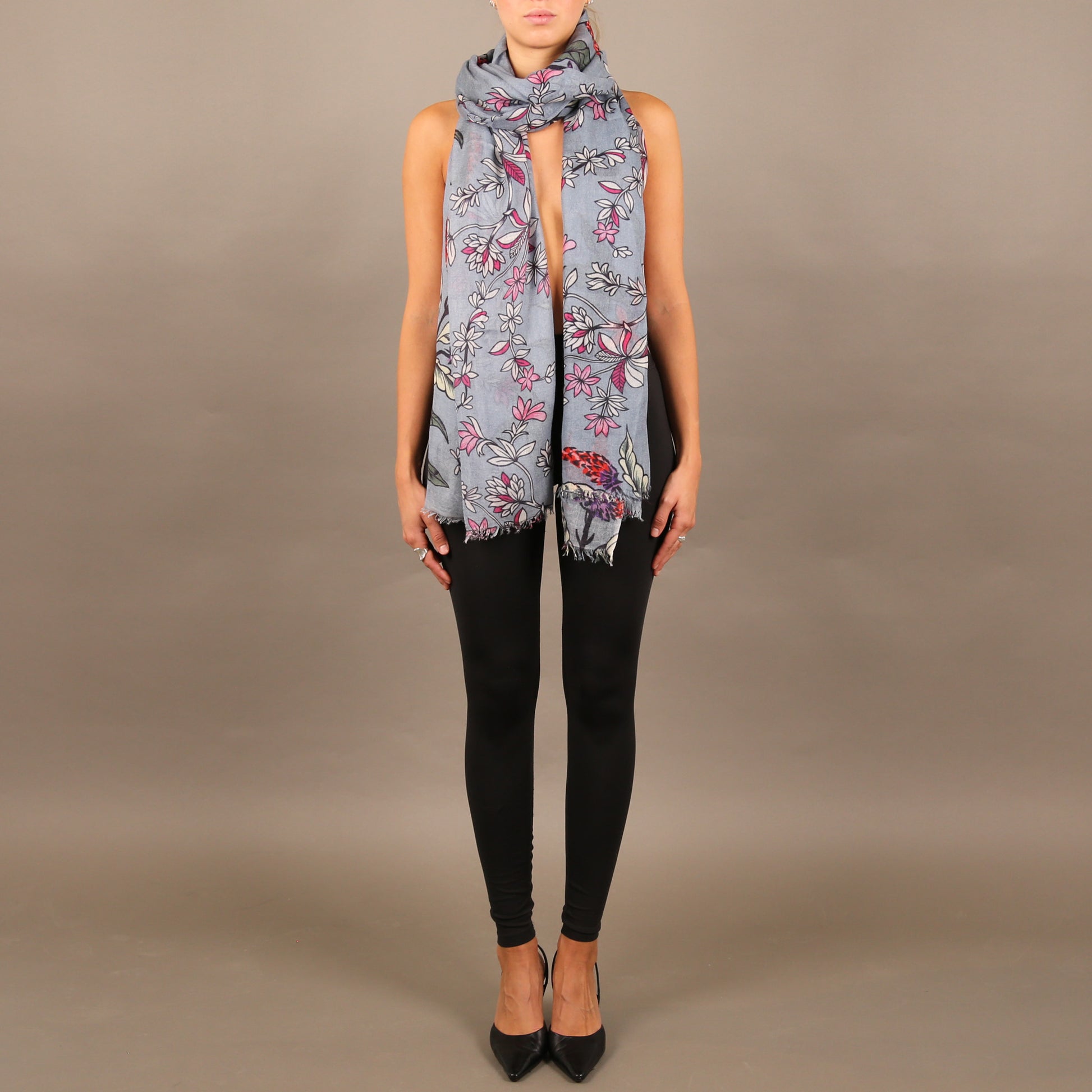 MORNING GLORY CASHMERE SCARF
