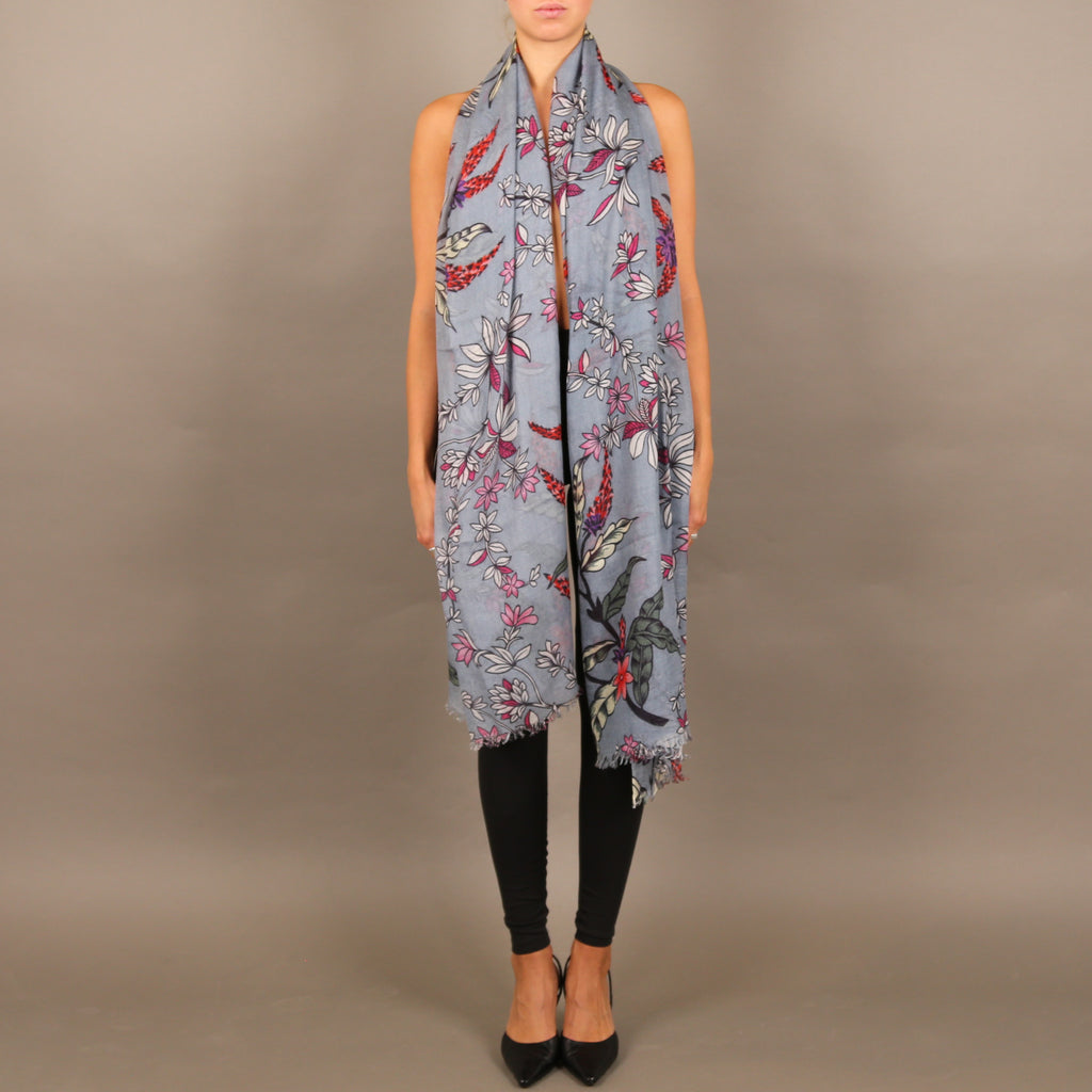 MORNING GLORY CASHMERE SCARF