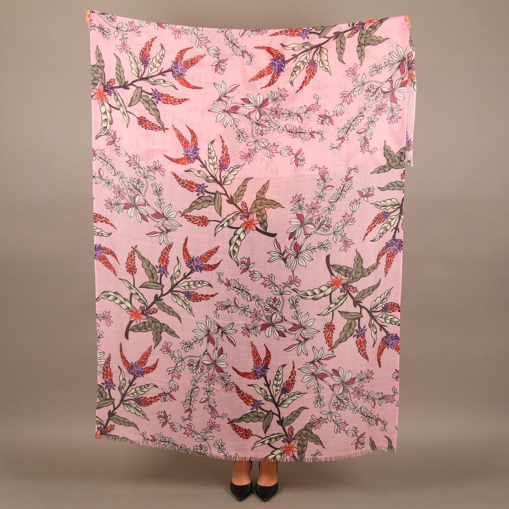 MORNING GLORY CASHMERE SCARF