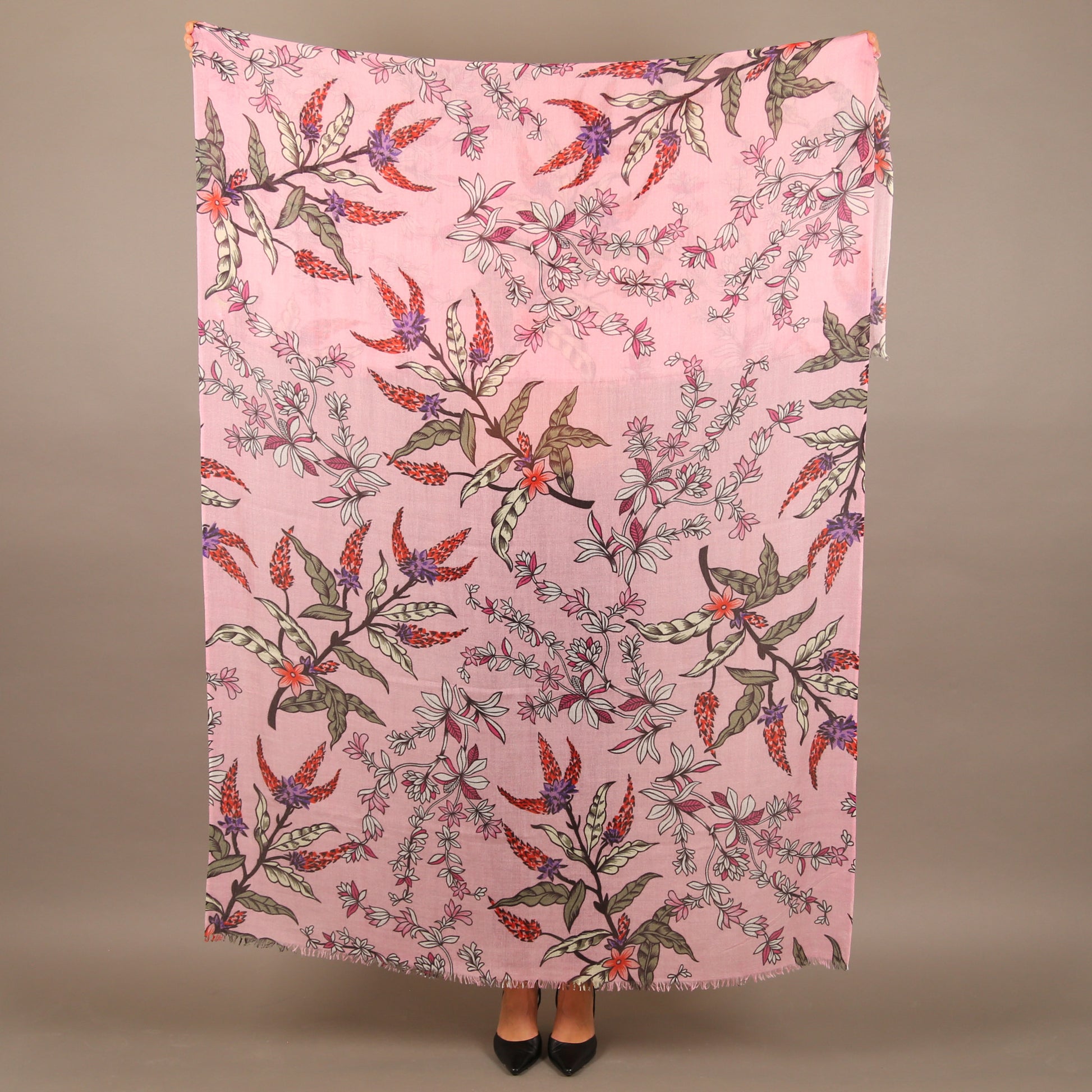 MORNING GLORY CASHMERE SCARF