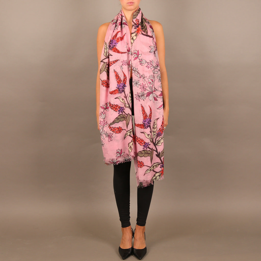 MORNING GLORY CASHMERE SCARF