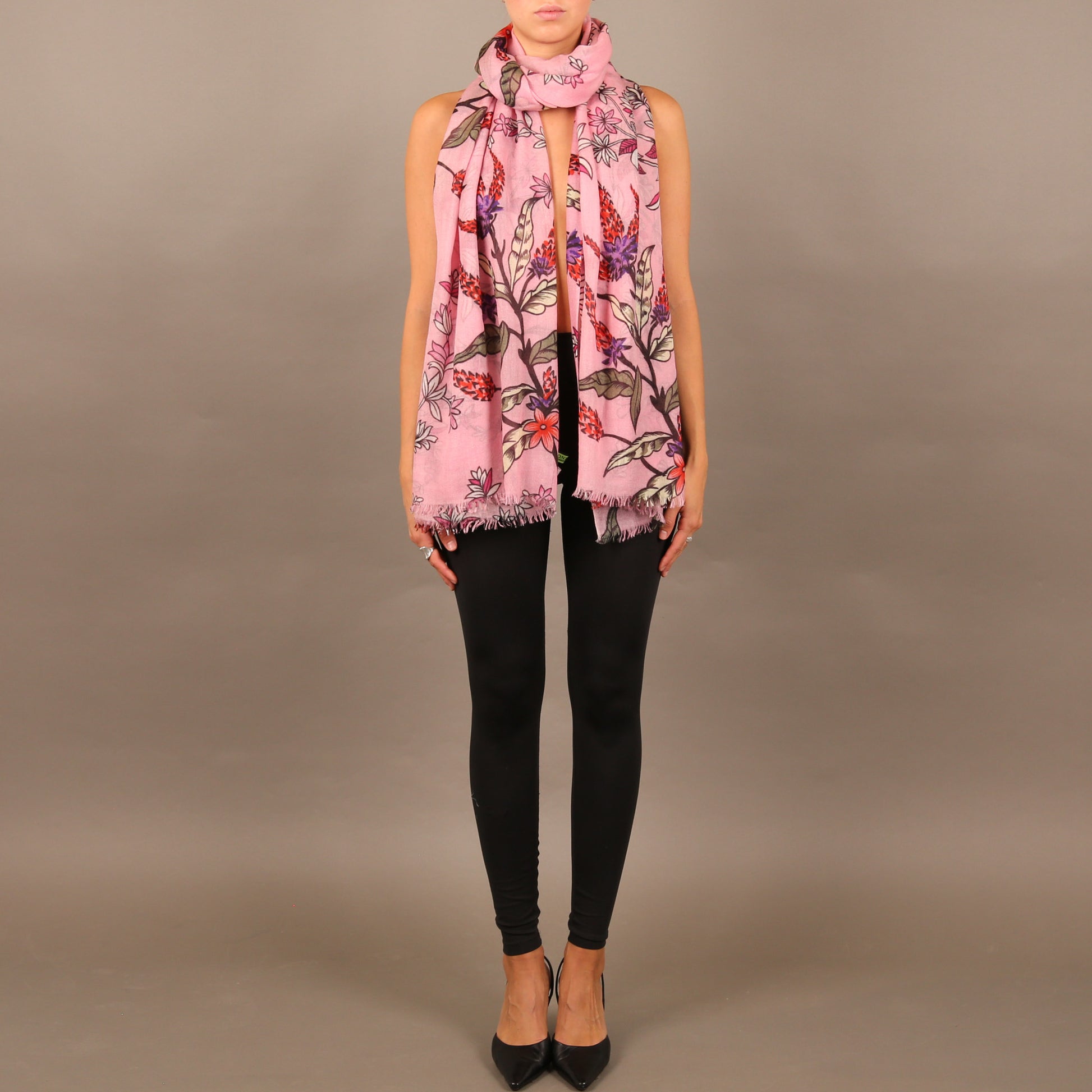 MORNING GLORY CASHMERE SCARF