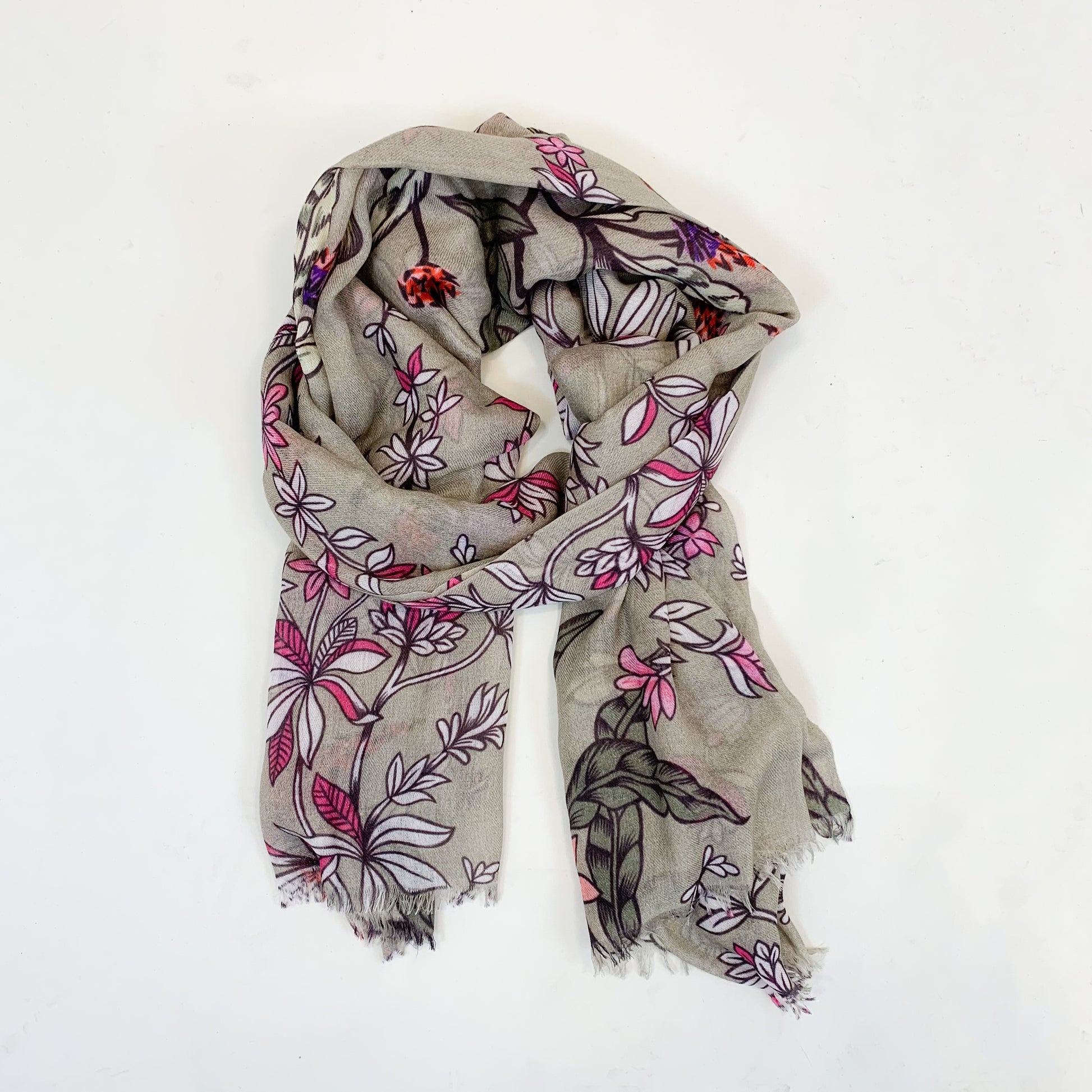 MORNING GLORY CASHMERE SCARF