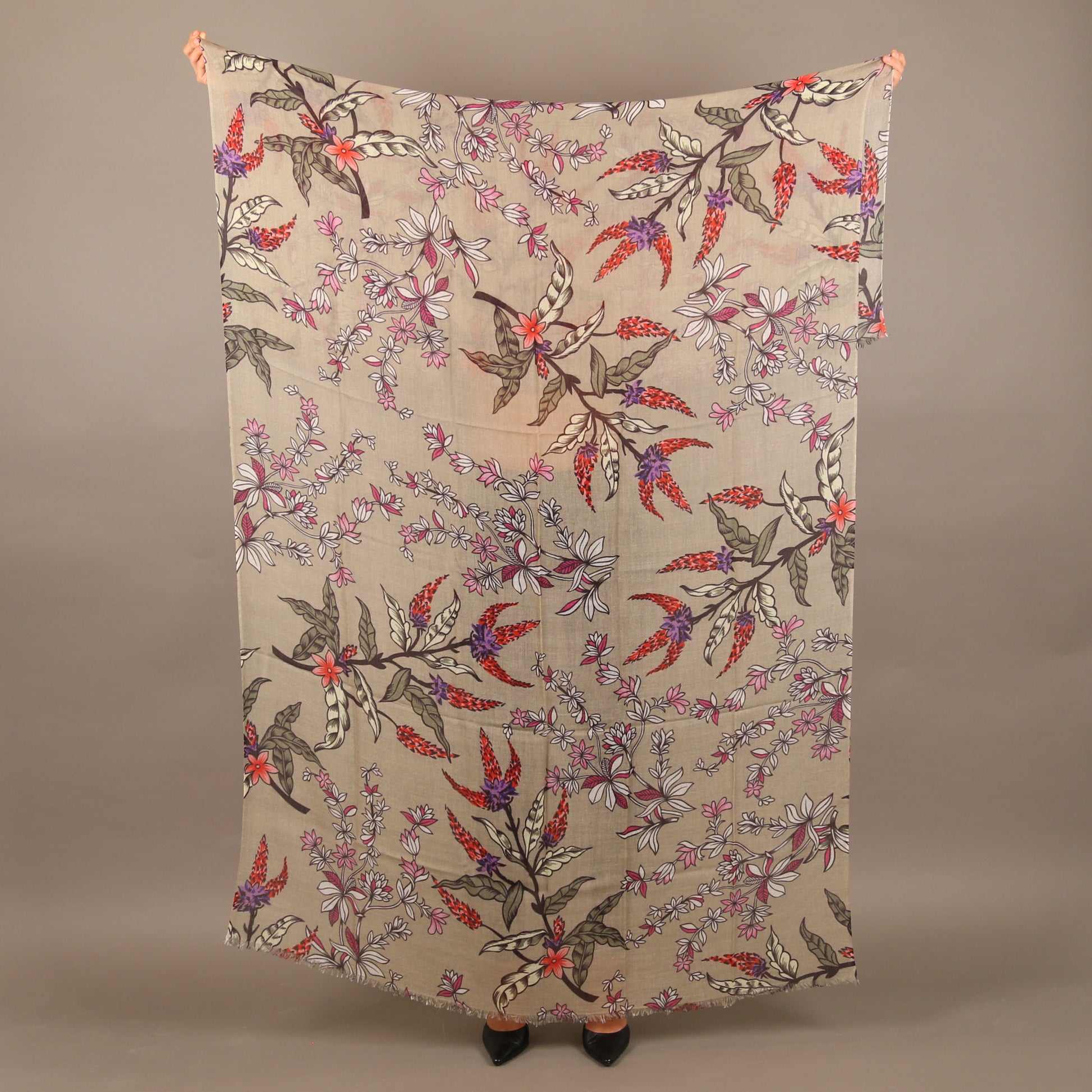 MORNING GLORY CASHMERE SCARF