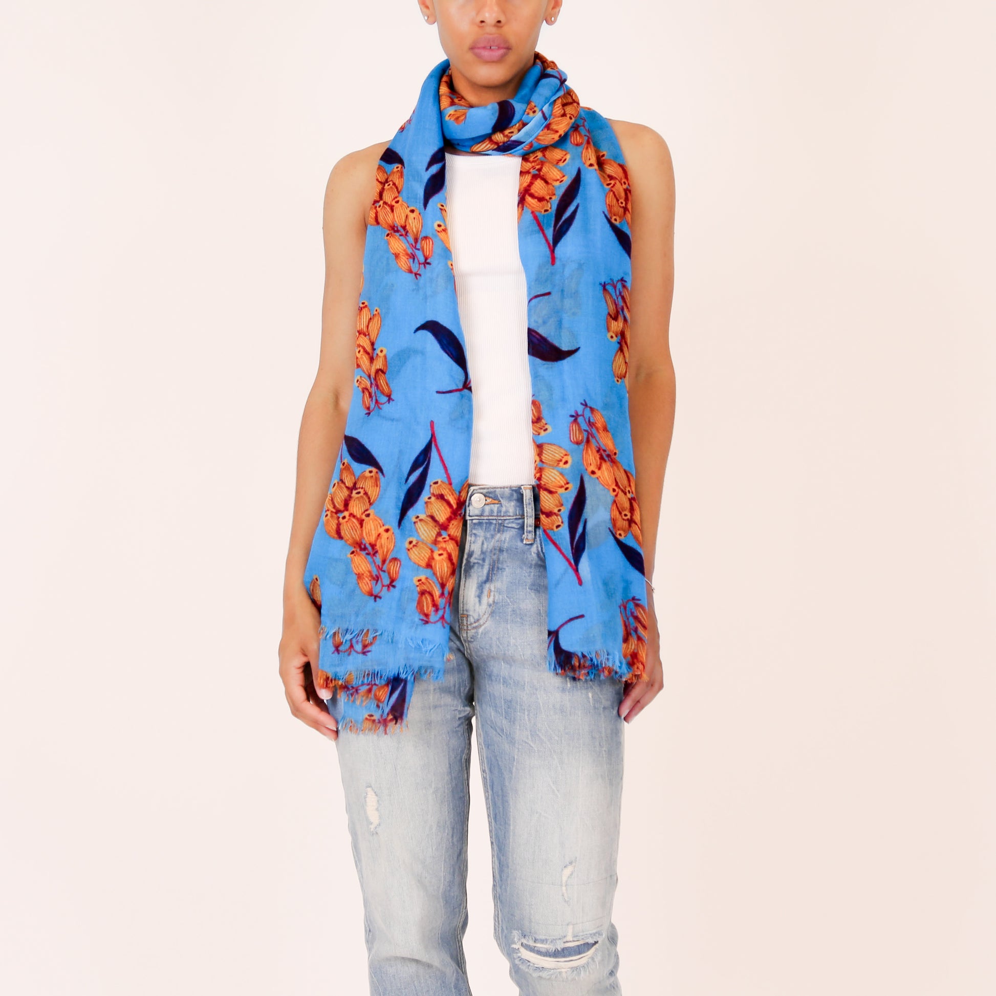 LAVENDER CASHMERE SCARF