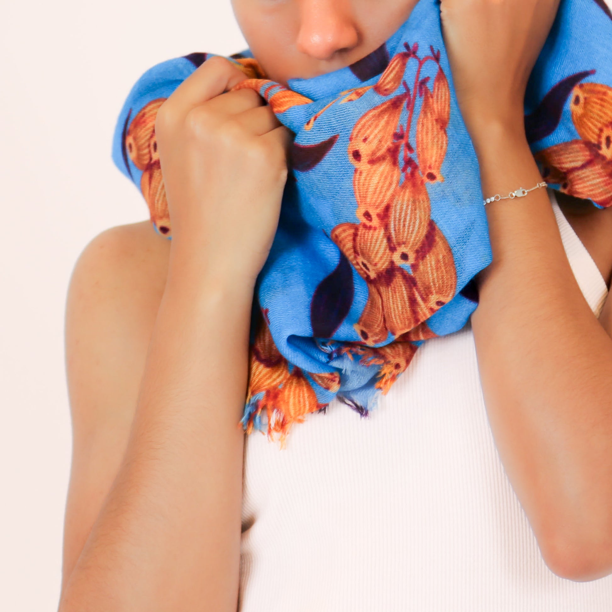 LAVENDER CASHMERE SCARF