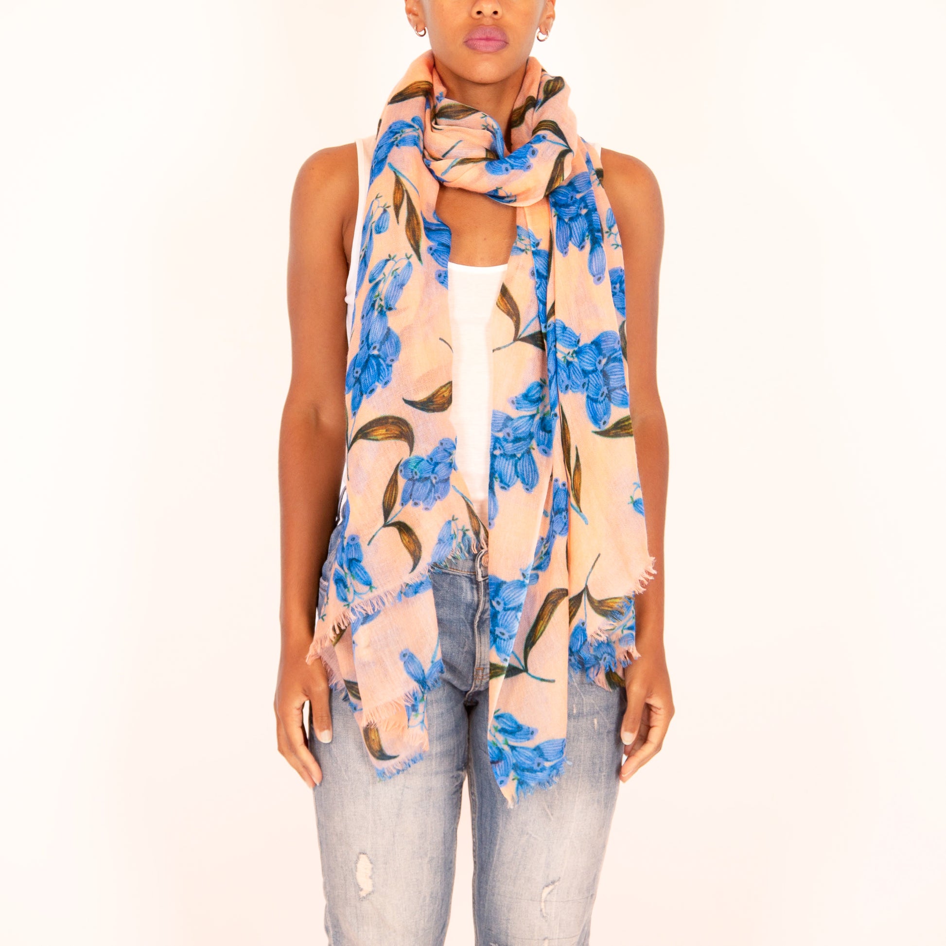 LAVENDER CASHMERE SCARF