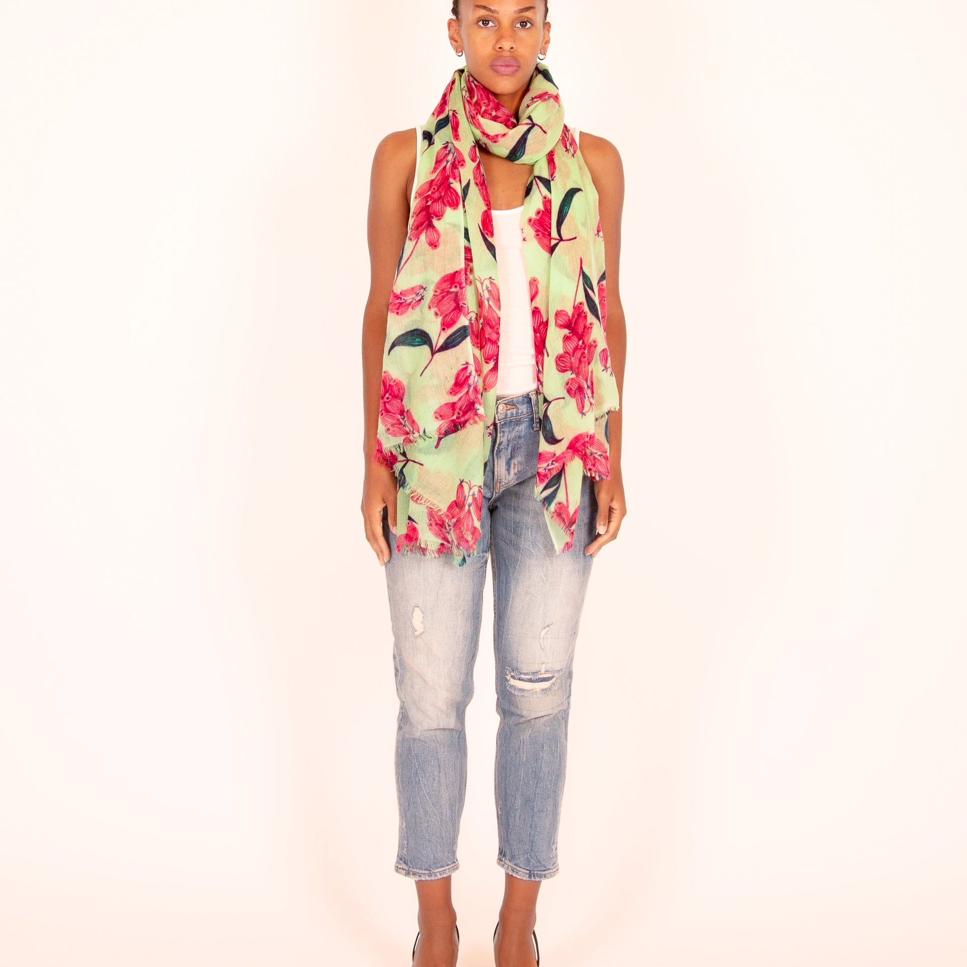 LAVENDER CASHMERE SCARF