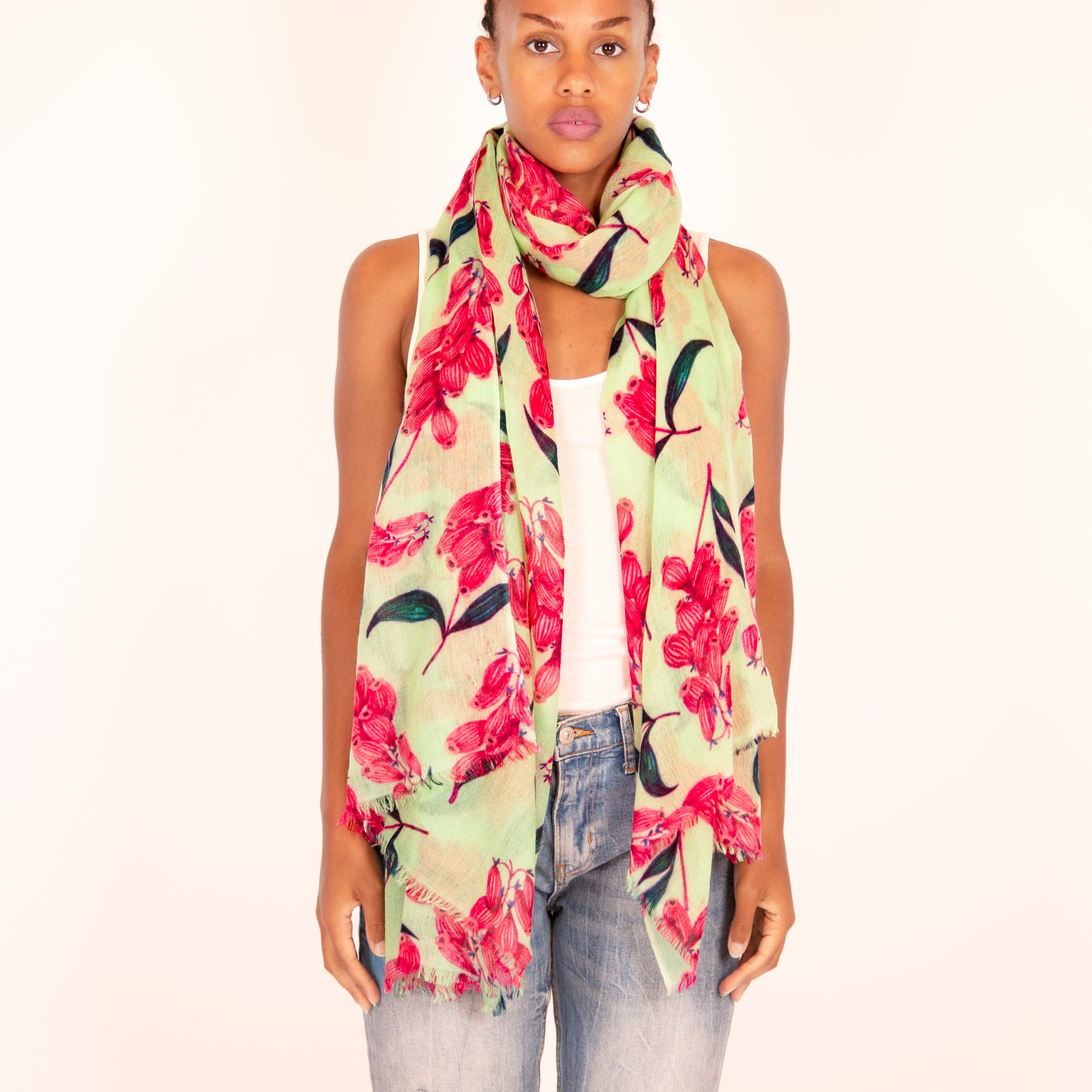 LAVENDER CASHMERE SCARF