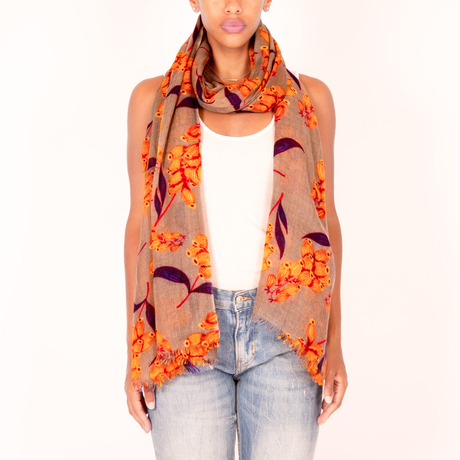 LAVENDER CASHMERE SCARF