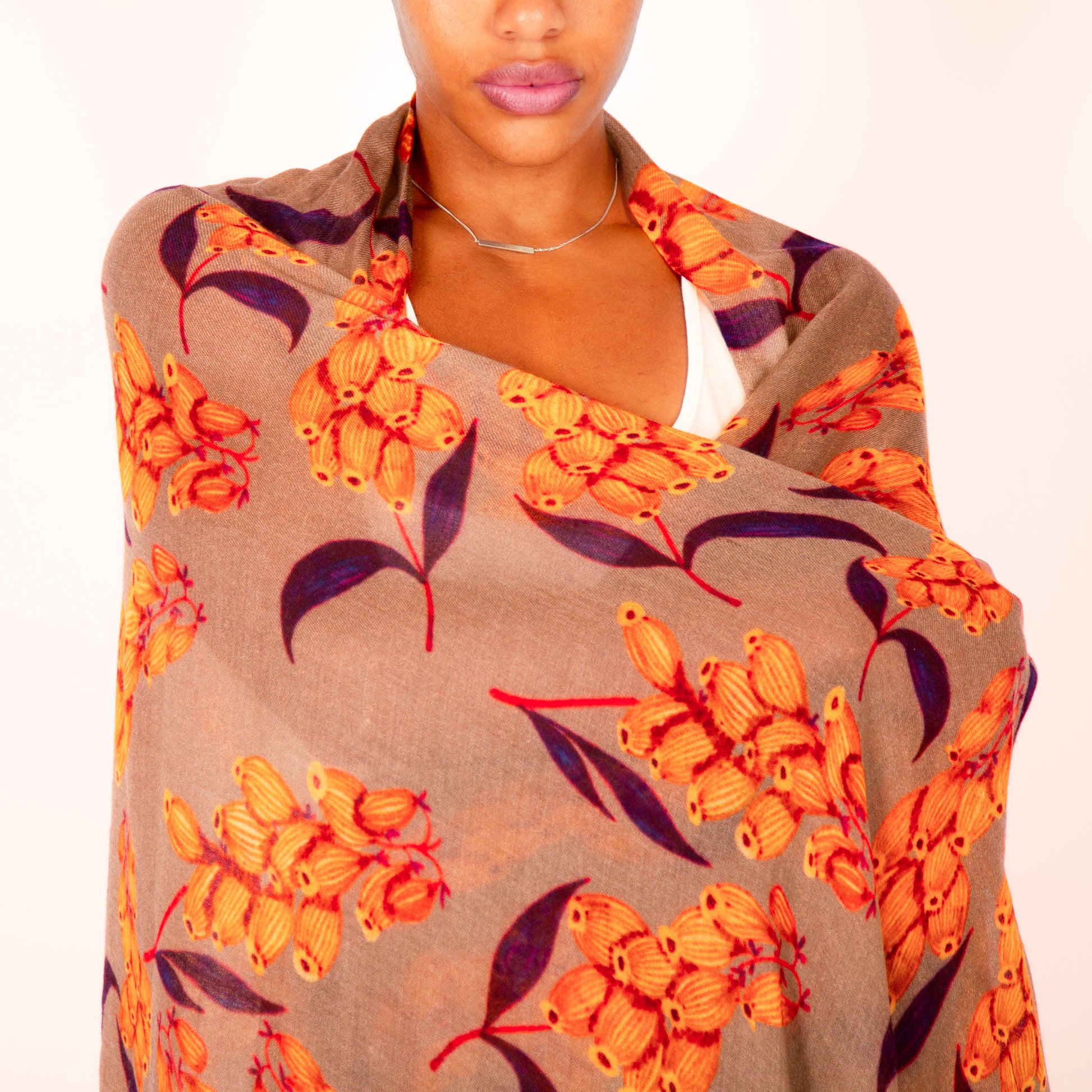 LAVENDER CASHMERE SCARF